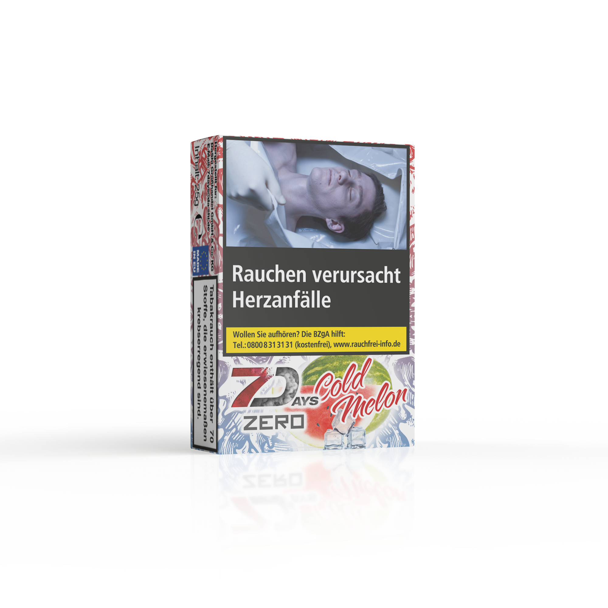 7Days Zero Tabakersatz - Cold Melon - 25g