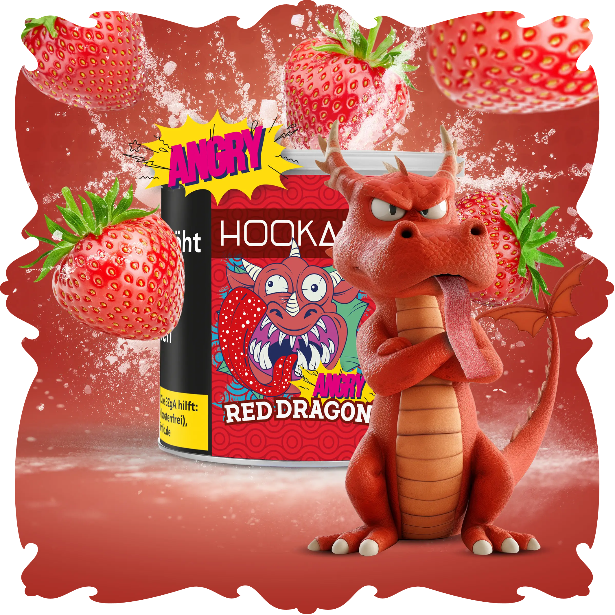 HOOKAIN - Angry RED Dragon - 200g TT