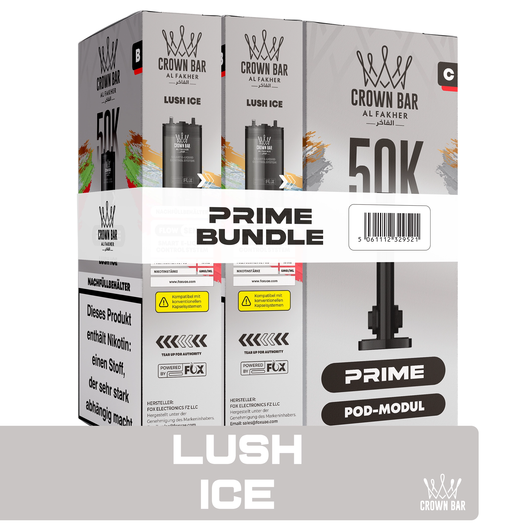 Al Fakher - Hypermax Prime 50K 2er Pod+Coil - Lush Ice