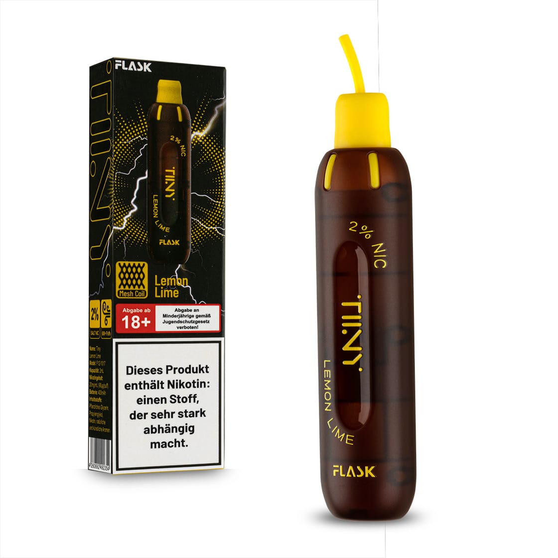 Tiiny Flask - Vape - Lemon Lime 20mg