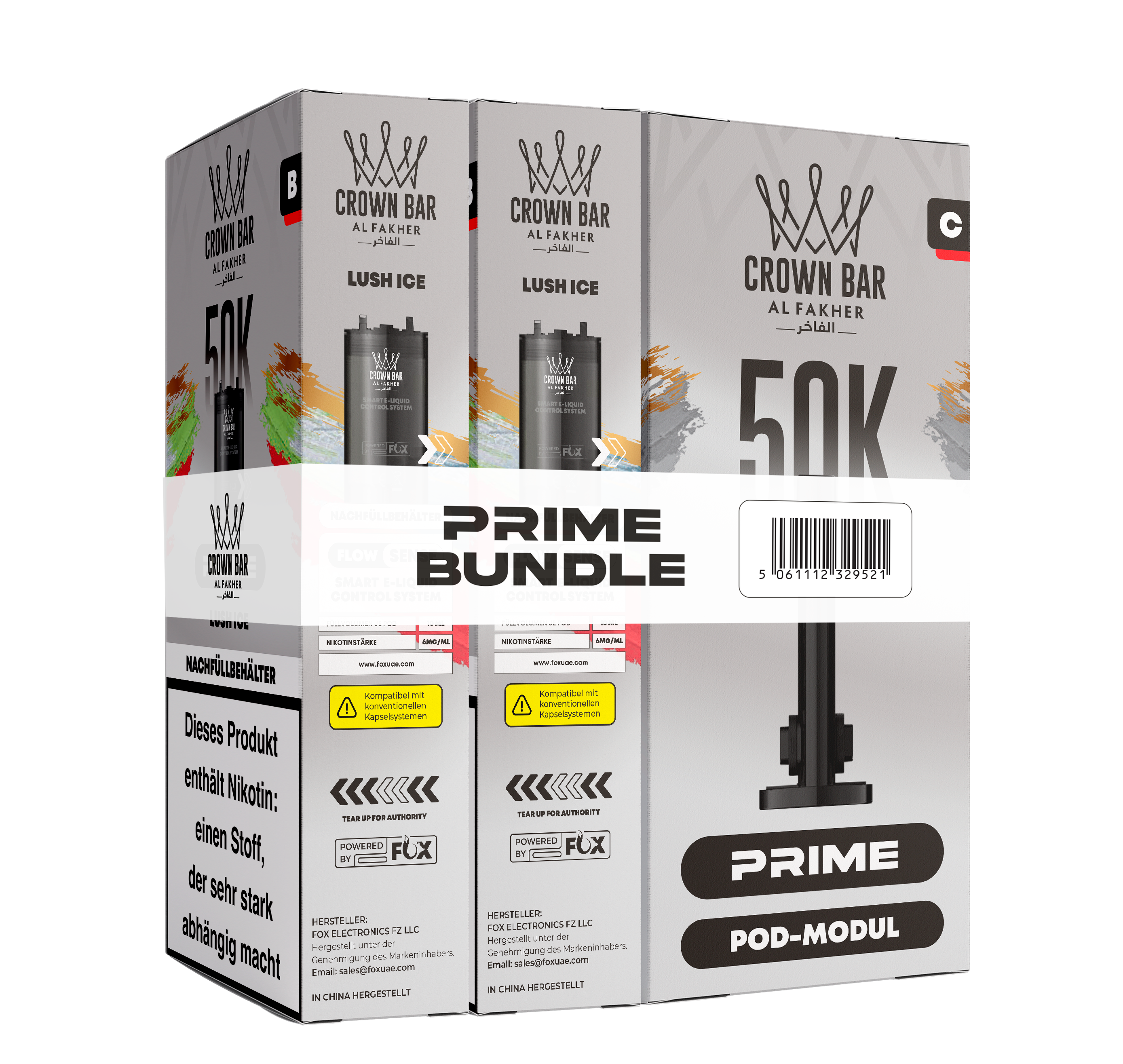 Al Fakher - Hypermax Prime 50K 2er Pod+Coil - Lush Ice