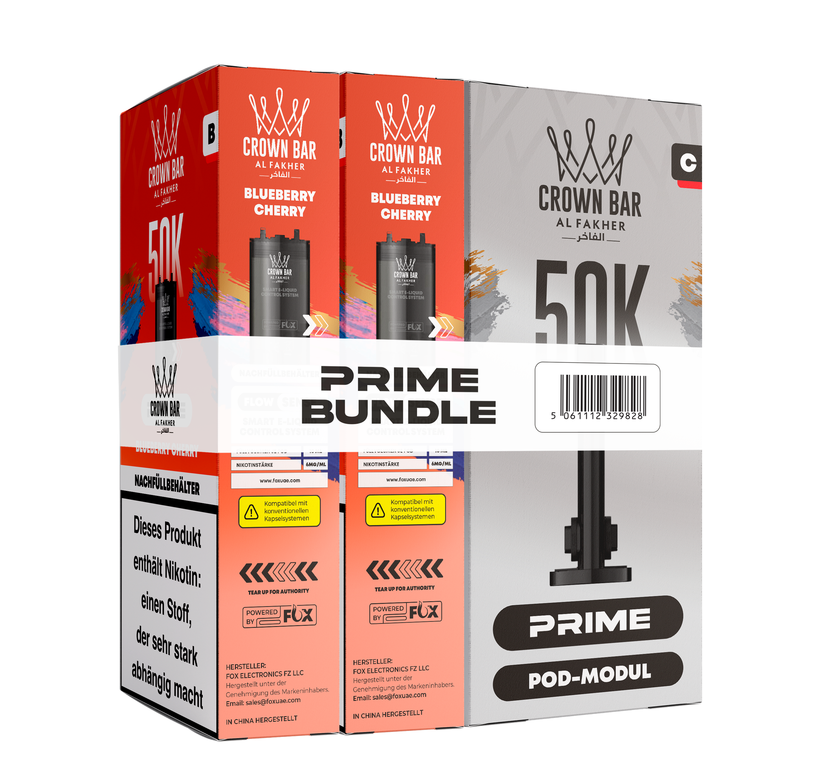 Al Fakher - Hypermax Prime 50K 2er Pod+Coil - Blueberry Cherry