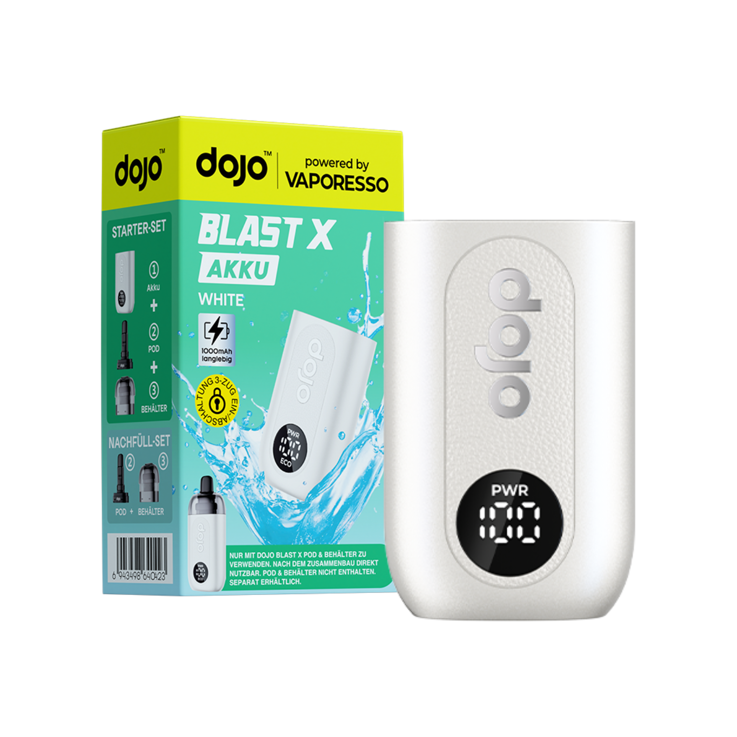 Vaporesso - Dojo Blast X - Basisgerät White