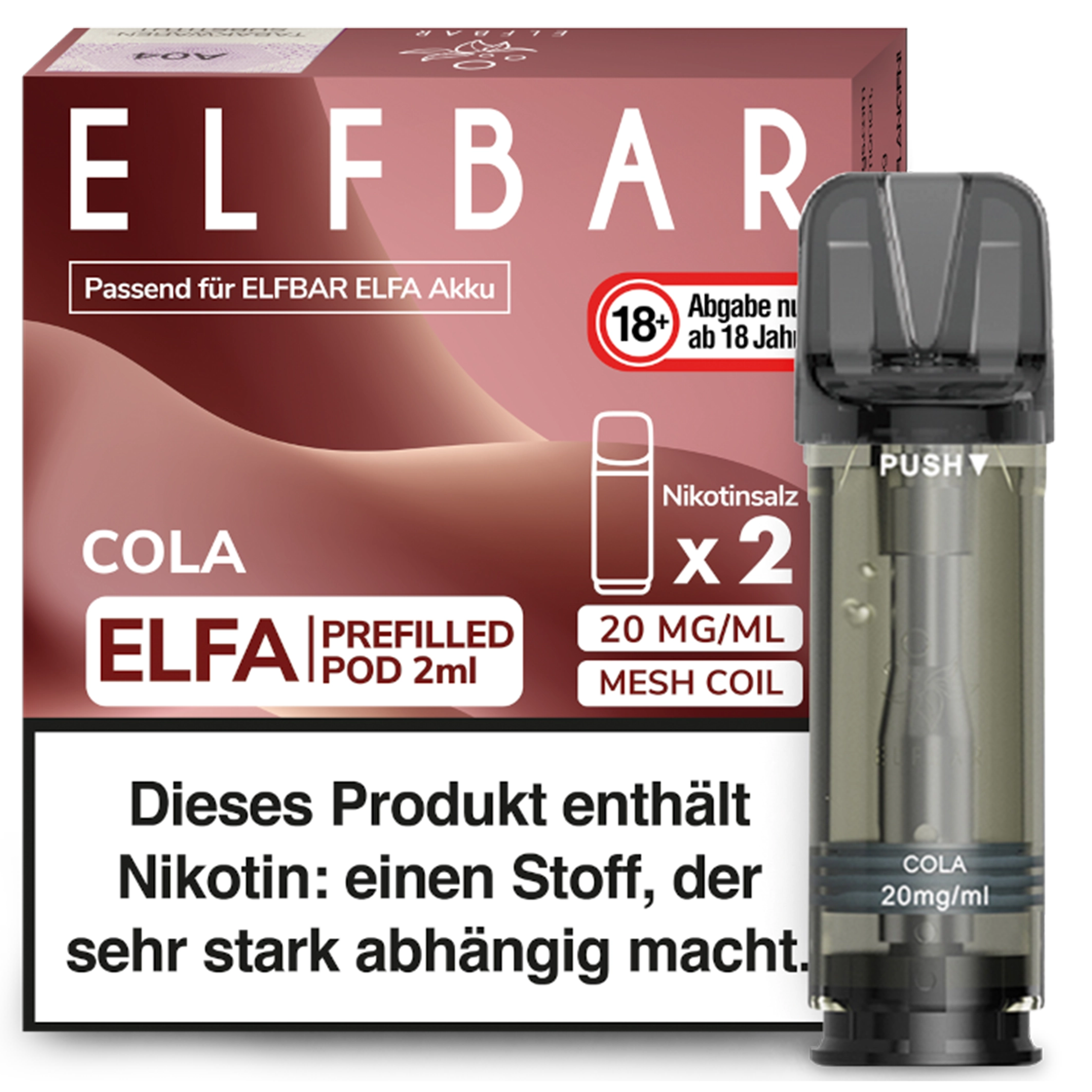 ElfBar - ELFA Pod - Cola 20mg