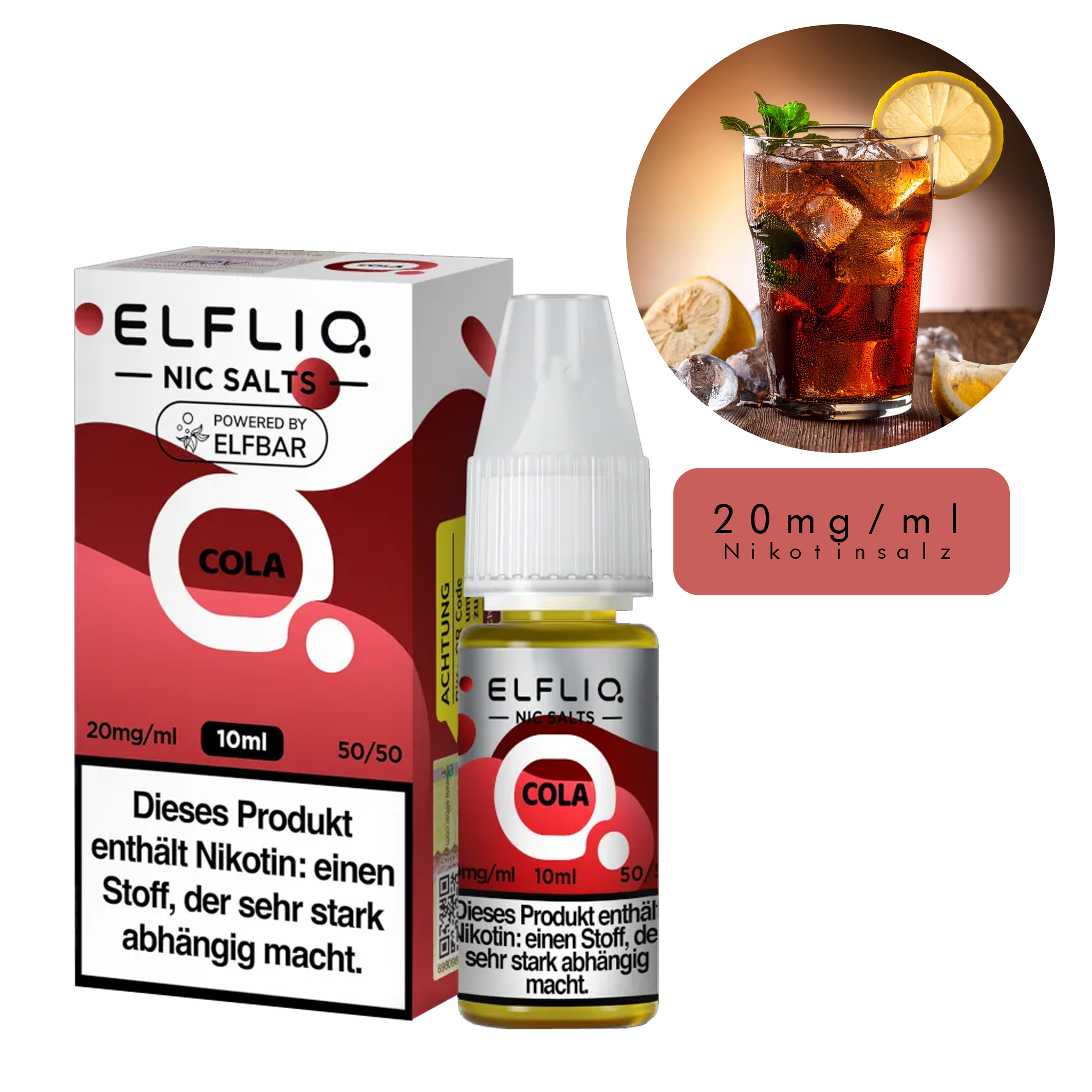 ElfLiq by Elfbar - Cola 10ml - 20mg