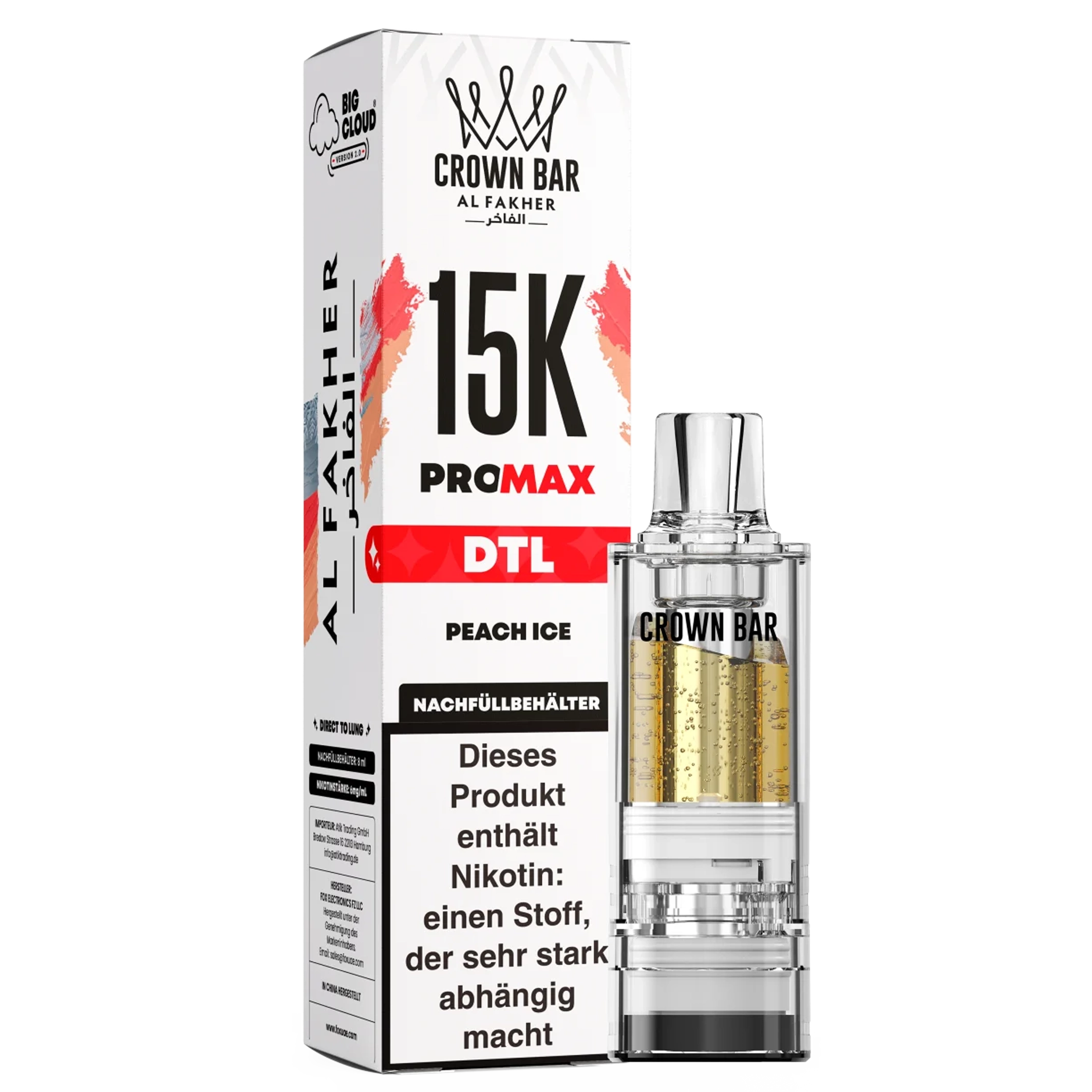 Al Fakher - 15K PRO MAX Pod - Peach Ice