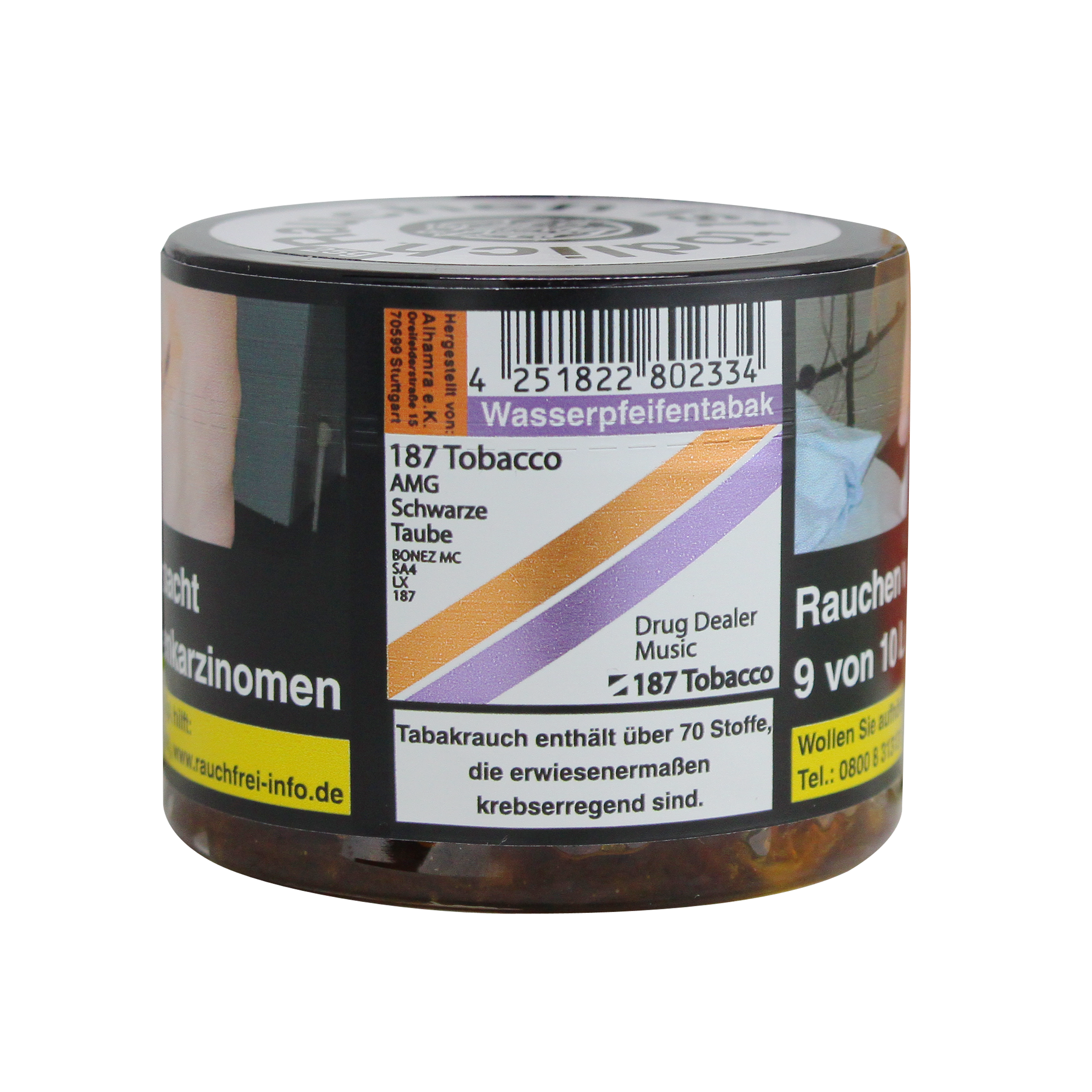 187 Strassen Bande Tabak - AMG Schwarze Taube - 25g