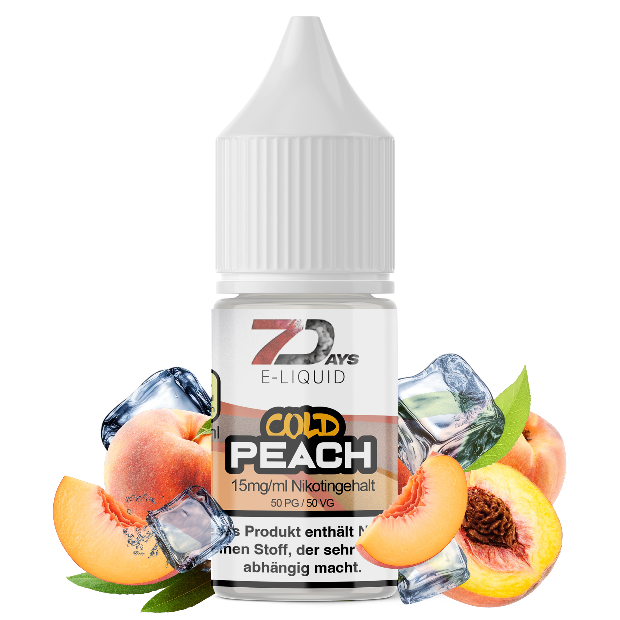 7Days Liquid - Cold Peach 10ml - 15mg