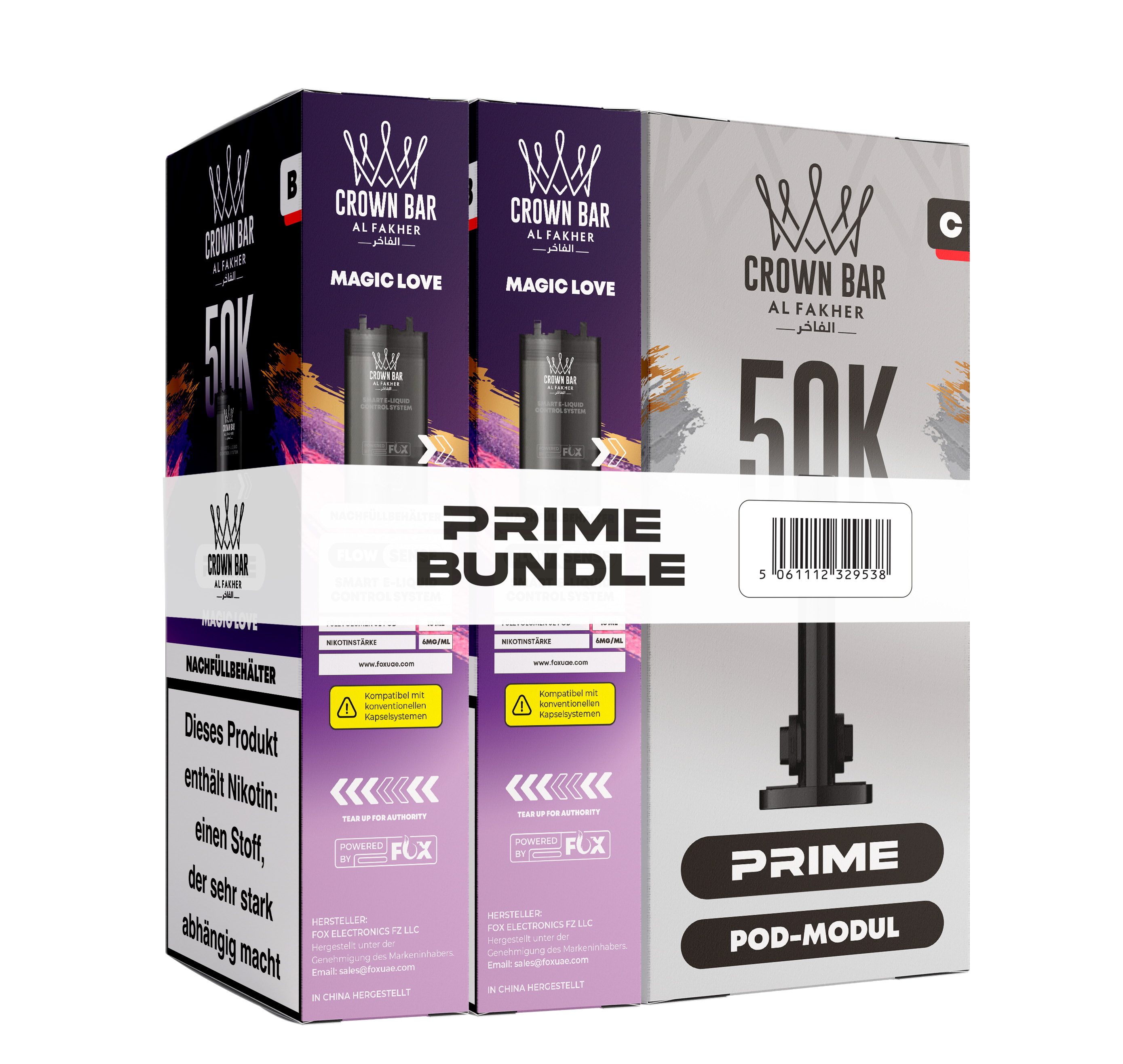 Al Fakher - Hypermax Prime 50K 2er Pod+Coil - Magic Love
