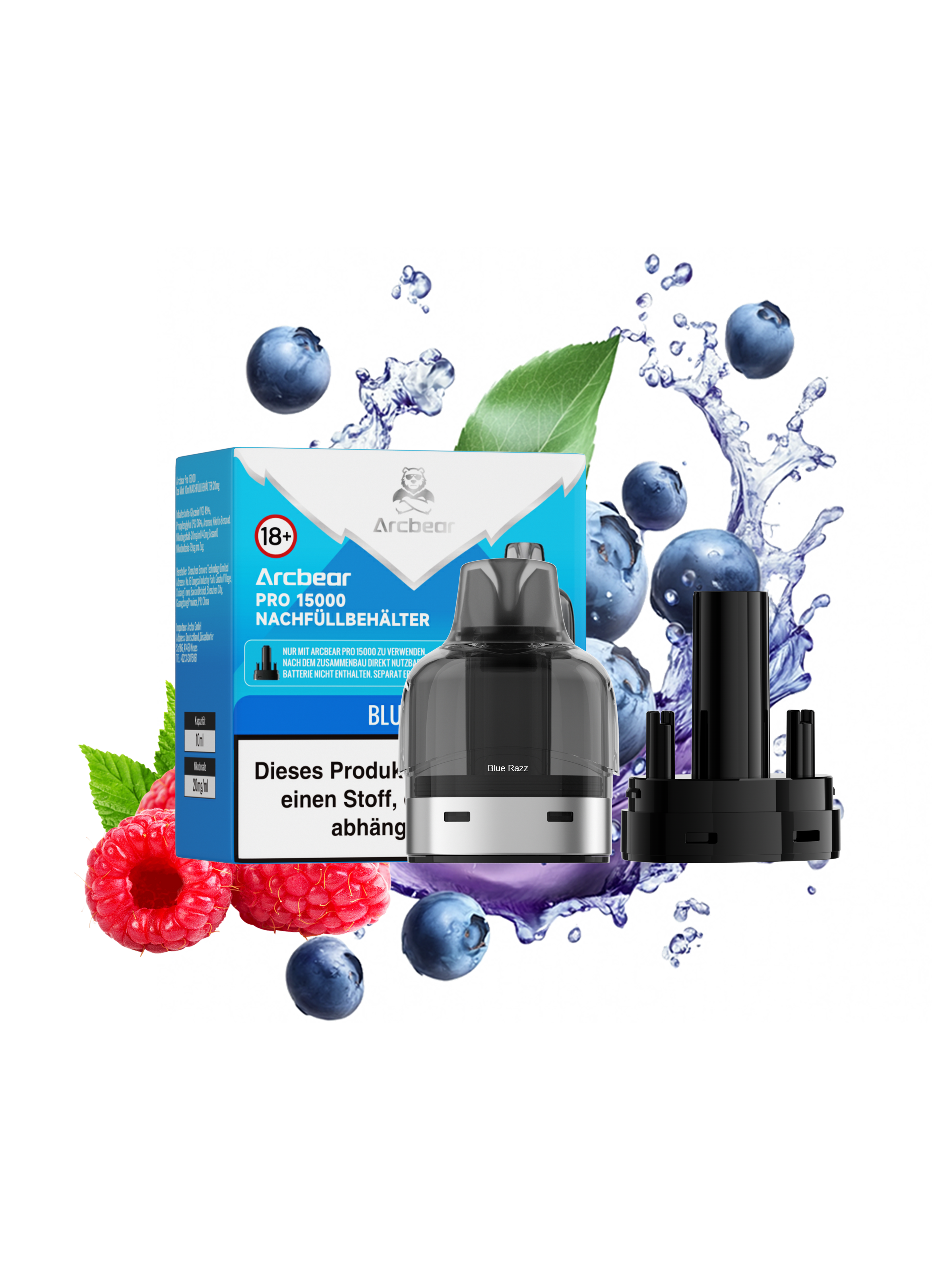 Arcbear - Pro 15000 Pod Set - Blue Razz