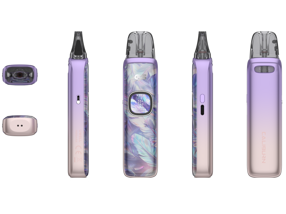 Uwell E-Zigarette - Caliburn G5 - Aurora Feathers