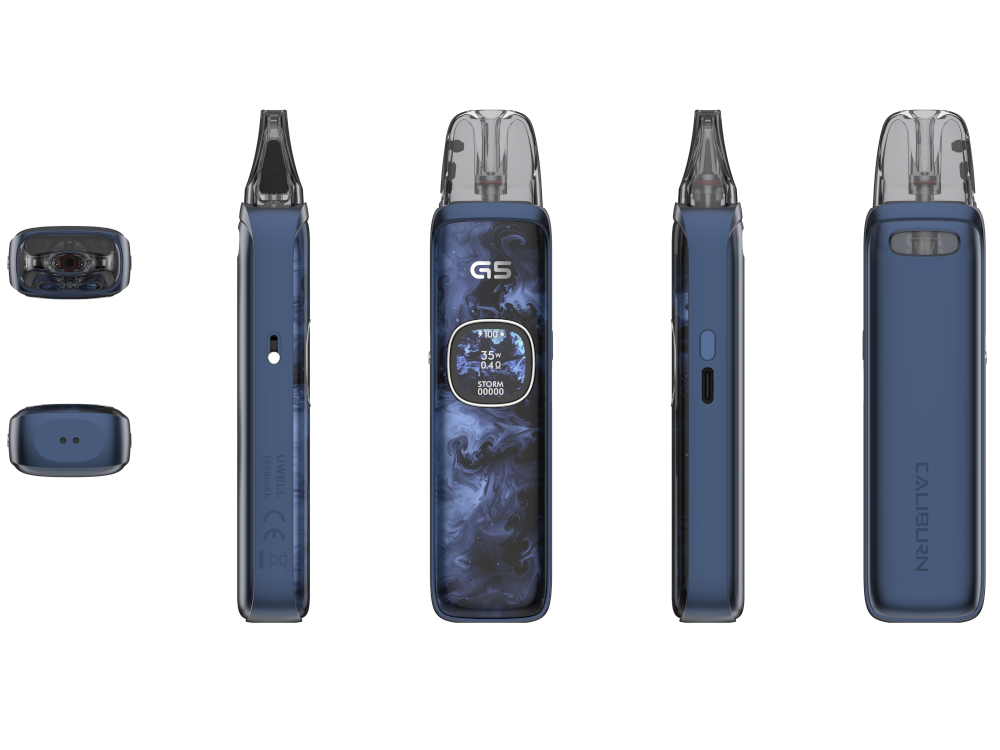 Uwell E-Zigarette - Caliburn G5 - Navy Ripples