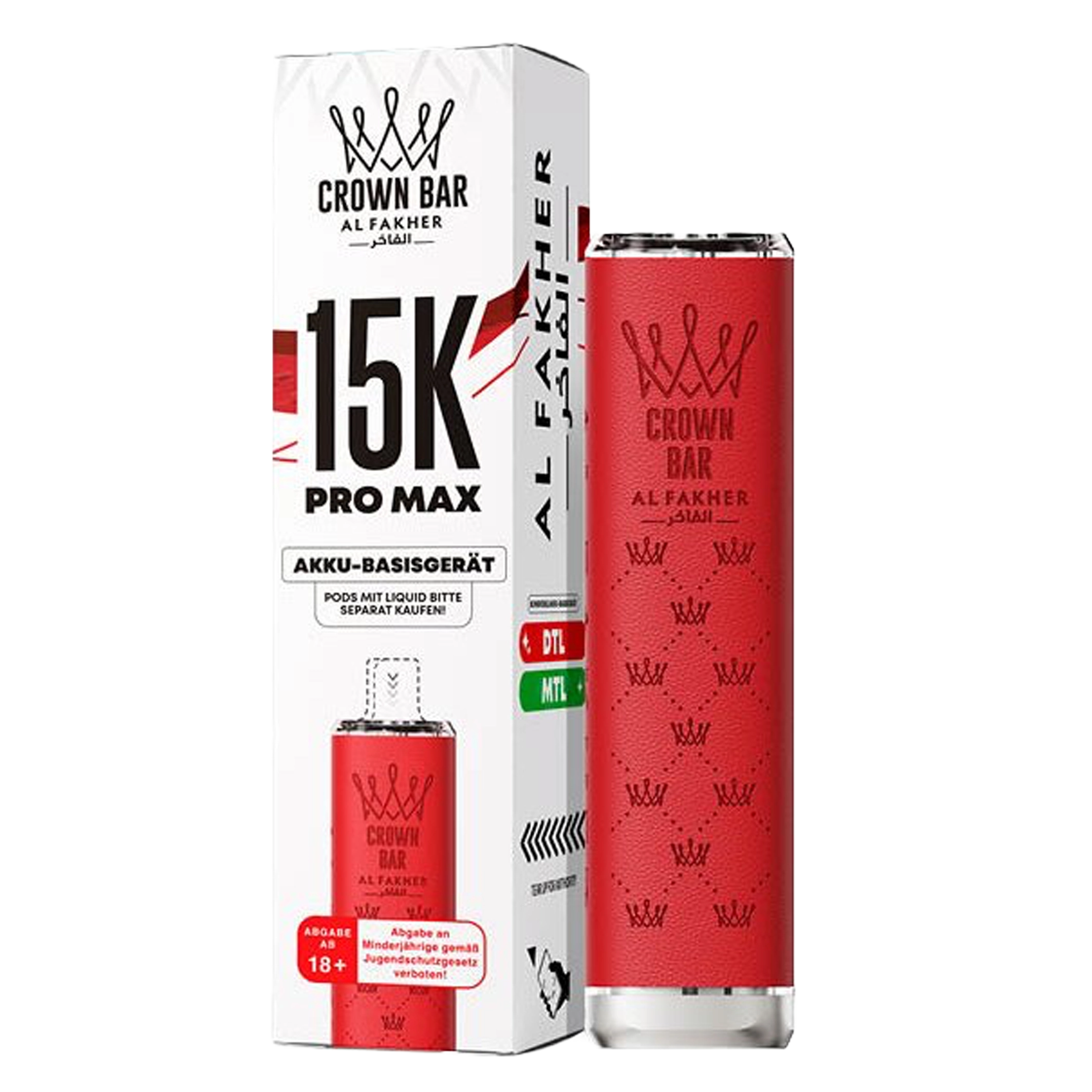 Al Fakher - 15K PRO MAX Akku - Red