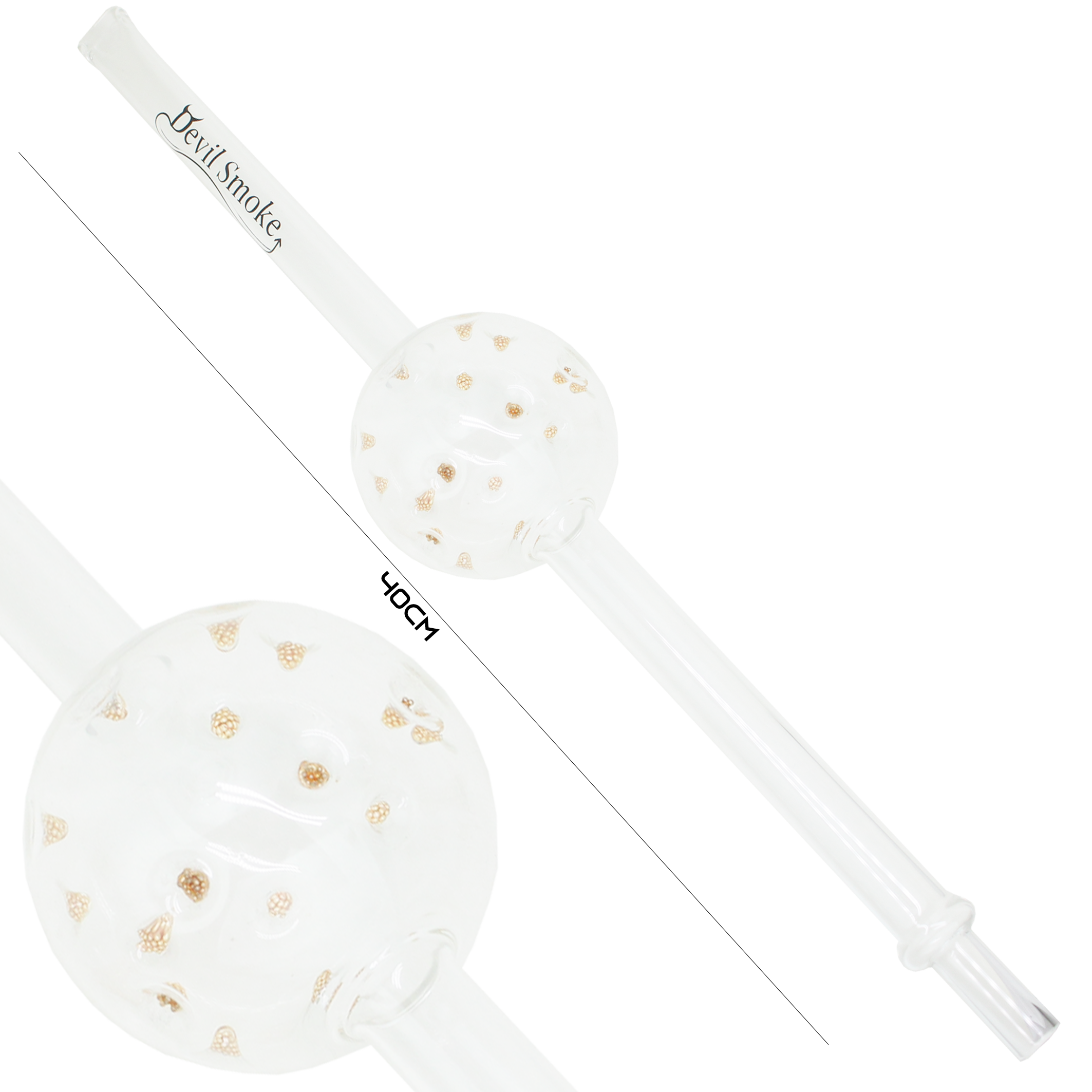 Devil Smoke - Ball Gold - Clear Flach