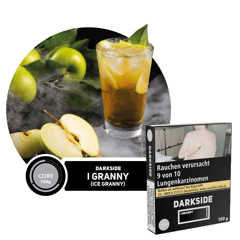 Darkside Core Tabak - I Granny - 100g - 19,99€