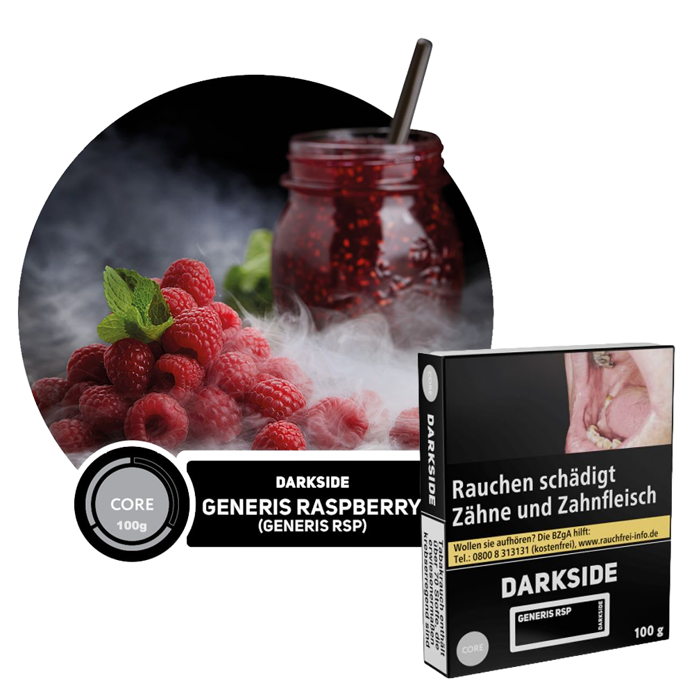 Darkside Core Tabak - Generis RSP - 100g - 19,99€