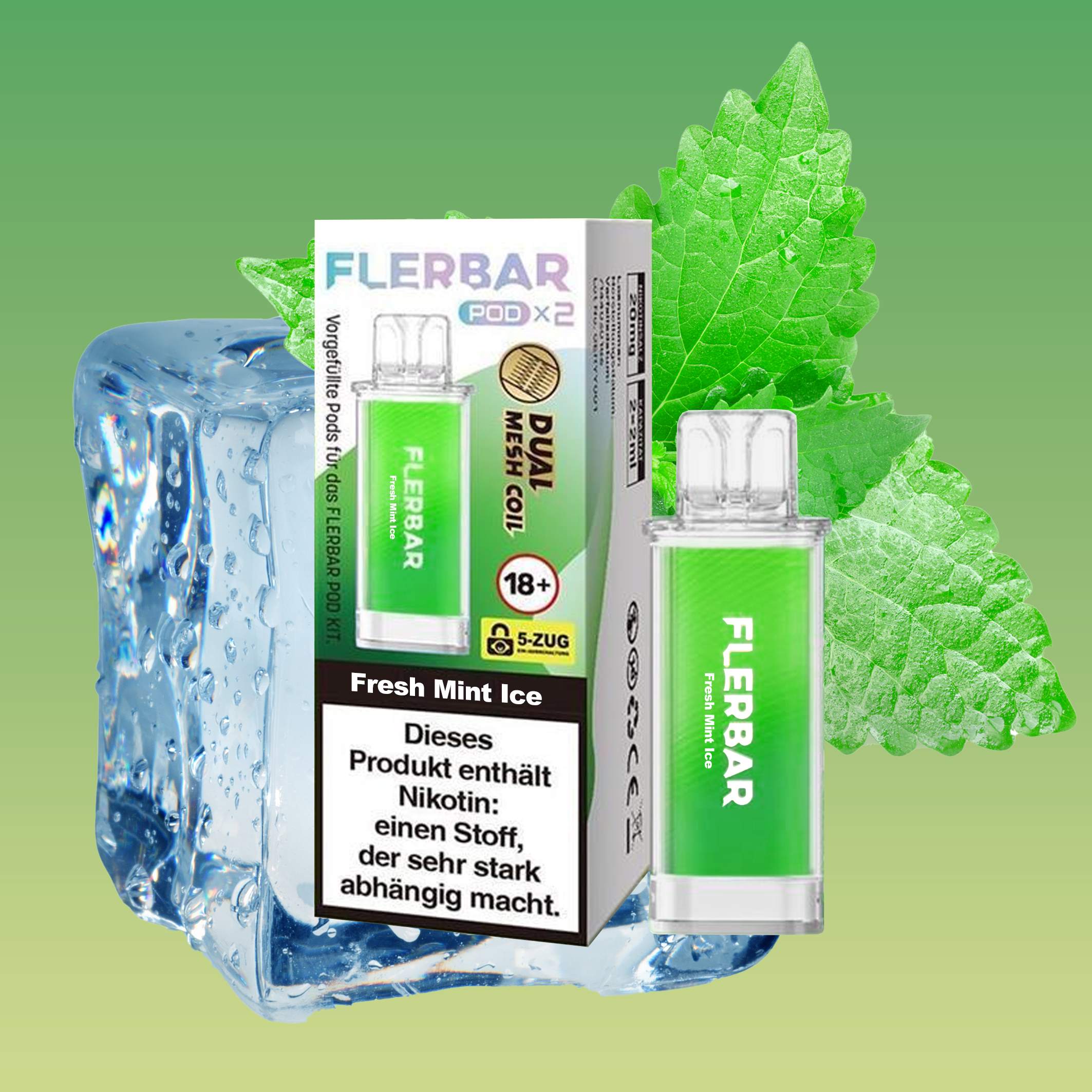 Flerbar - Pod - Fresh Mint Ice 20mg