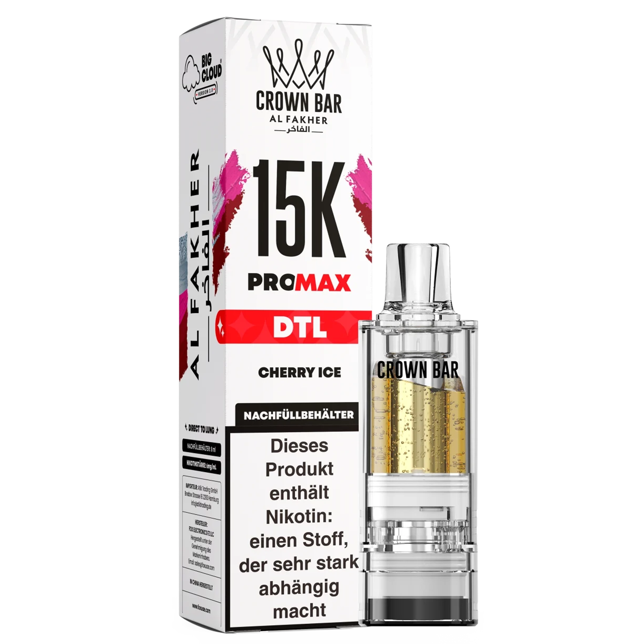 Al Fakher - 15K PRO MAX Pod - Cherry Ice