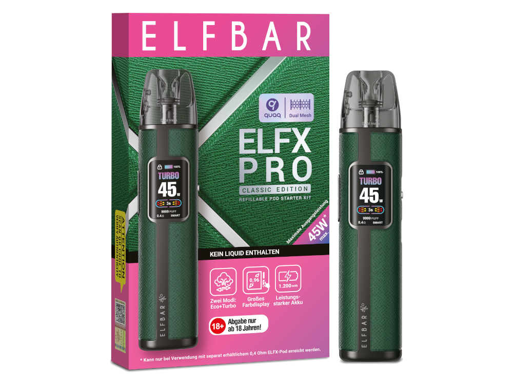 ElfBar - ELFX PRO Pod Kit - Forest PRO