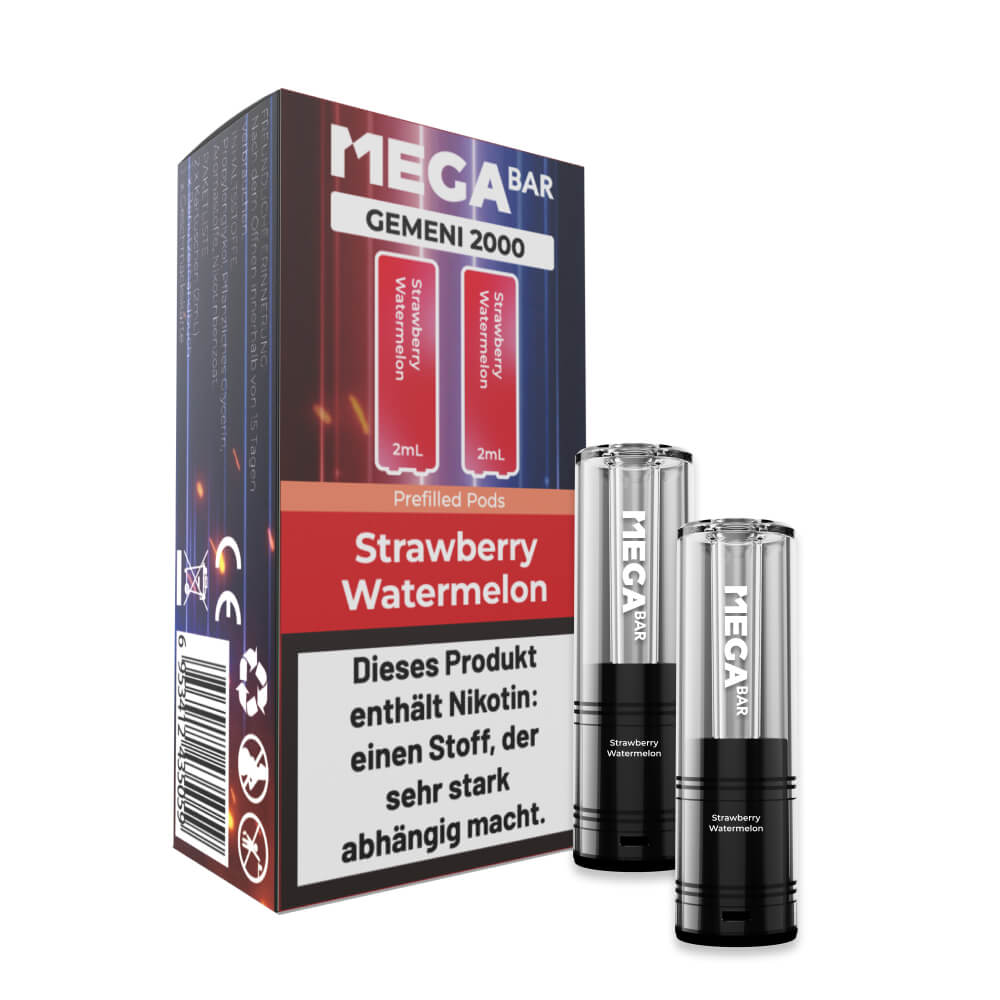 Megabar - Gemeni Pod - Strawberry Watermelon 20mg