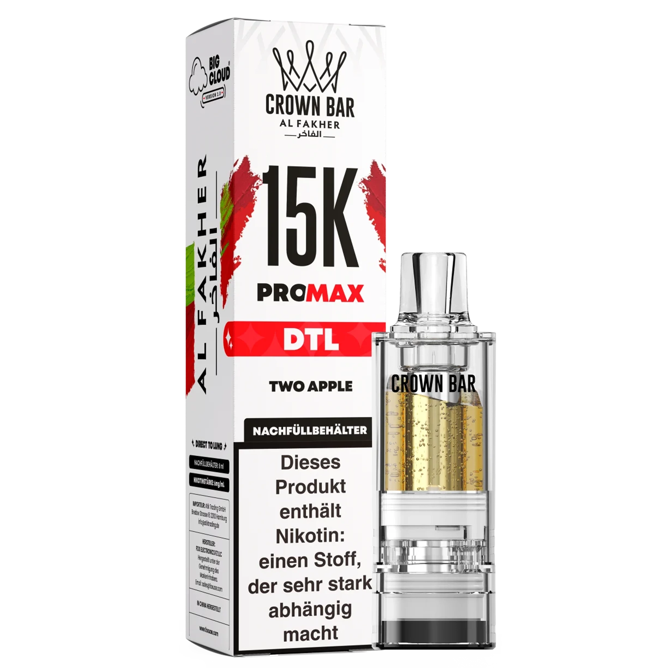 Al Fakher - 15K PRO MAX Pod - Two Apple