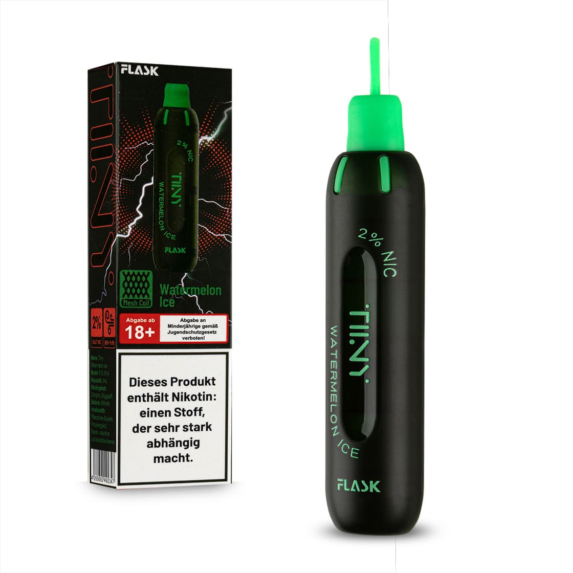 Tiiny Flask - Vape - Watermelon Ice 20mg