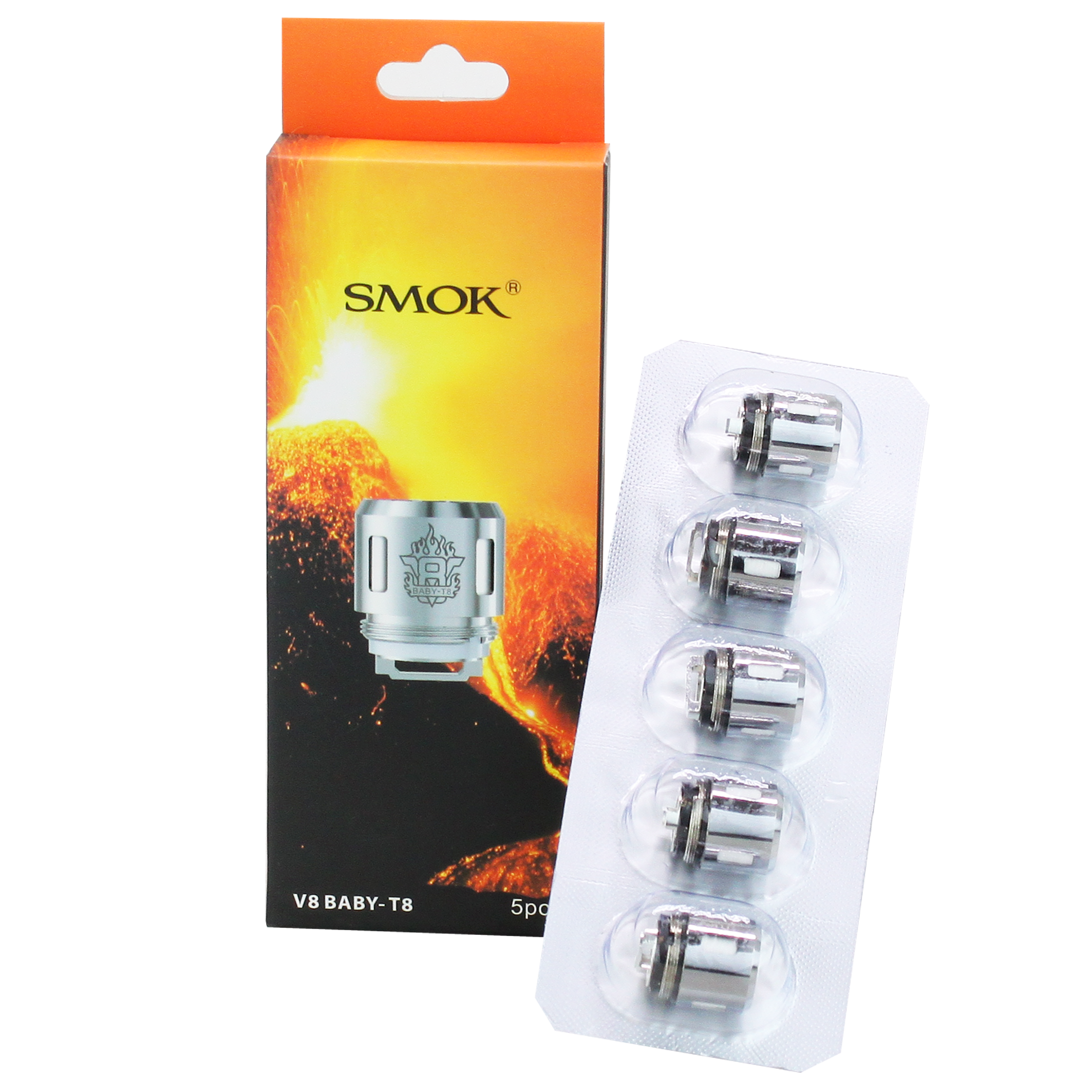 Smok - V8 Baby T8 (0,15Ohm) - Ersatzcoil (5er Pack)