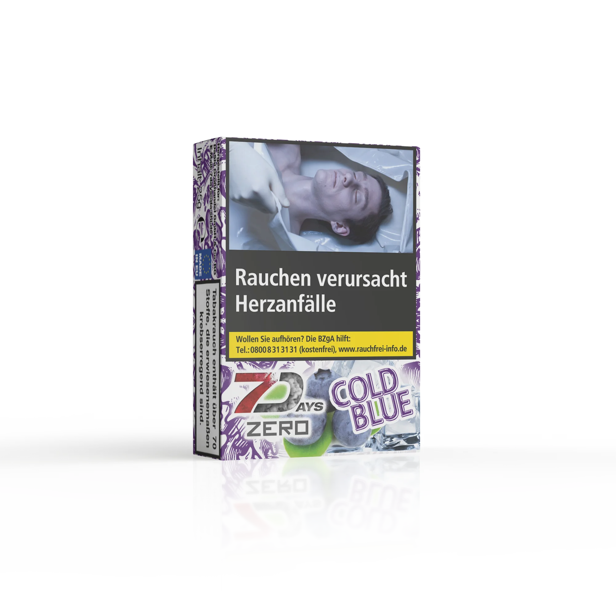 7Days Zero Tabakersatz - Cold Blue - 25g