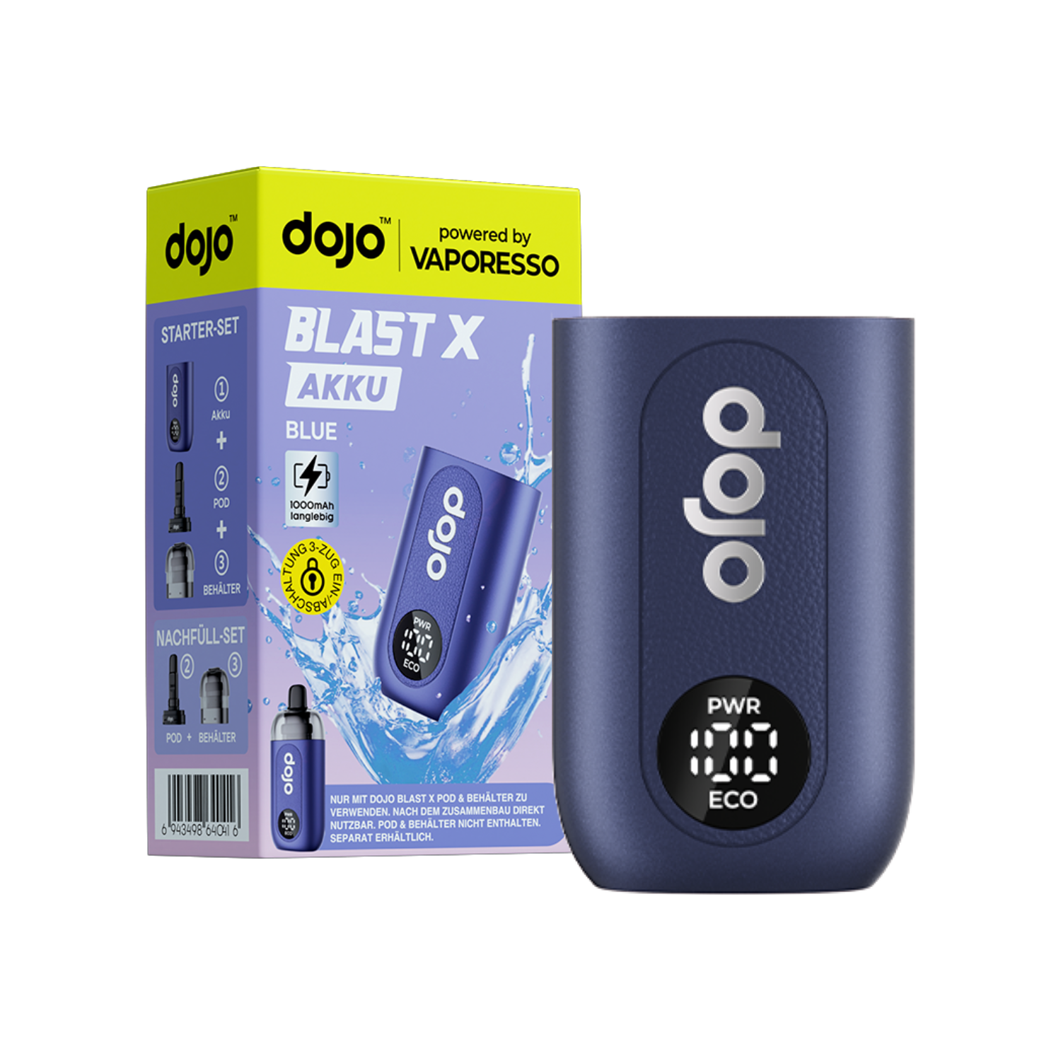 Vaporesso - Dojo Blast X - Basisgerät Blue