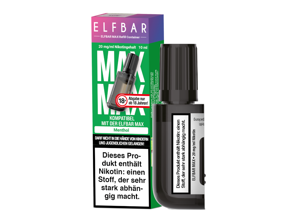 ElfBar Max - Nachfülltank - Menthol 10ml