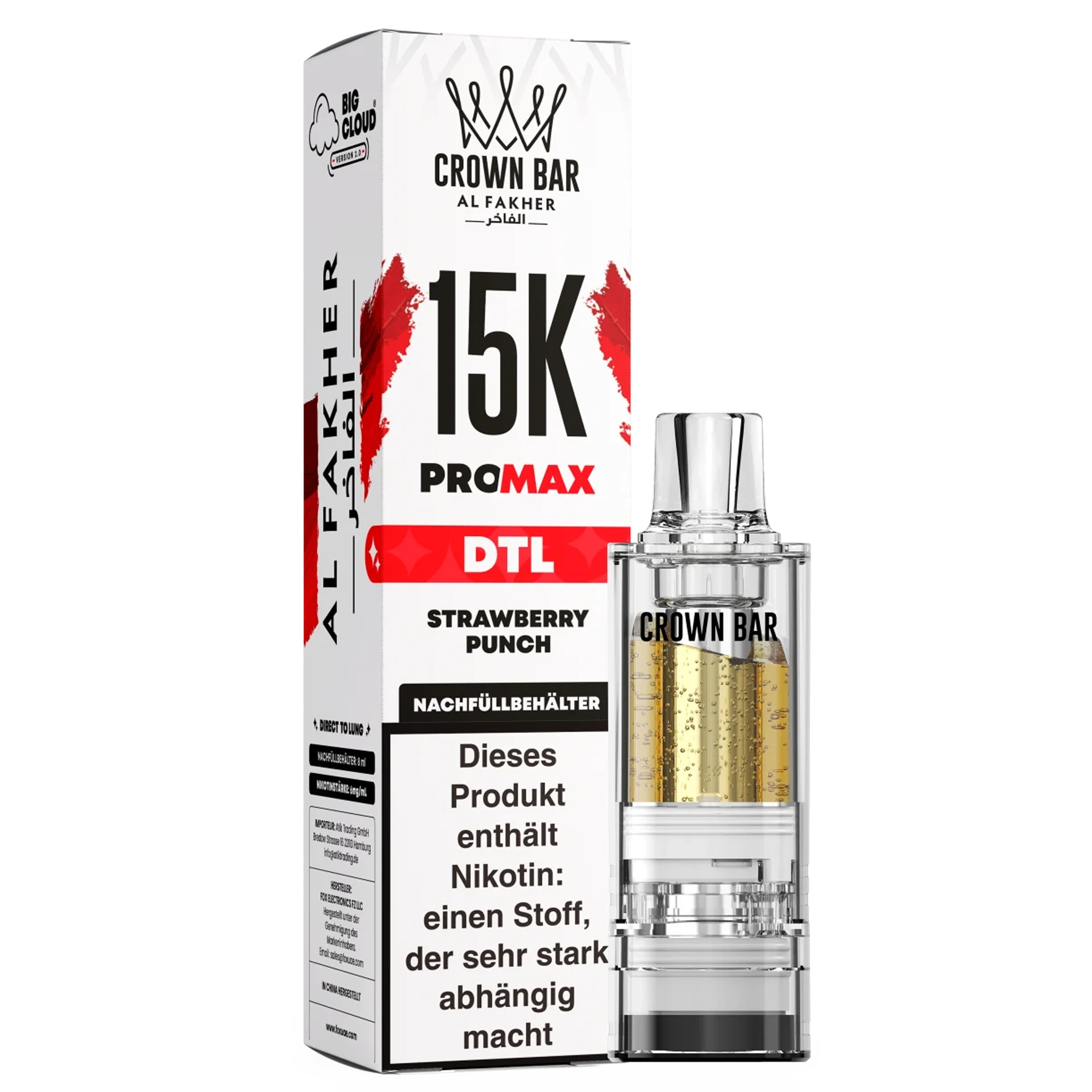 Al Fakher - 15K PRO MAX Pod - Strawberry Punch