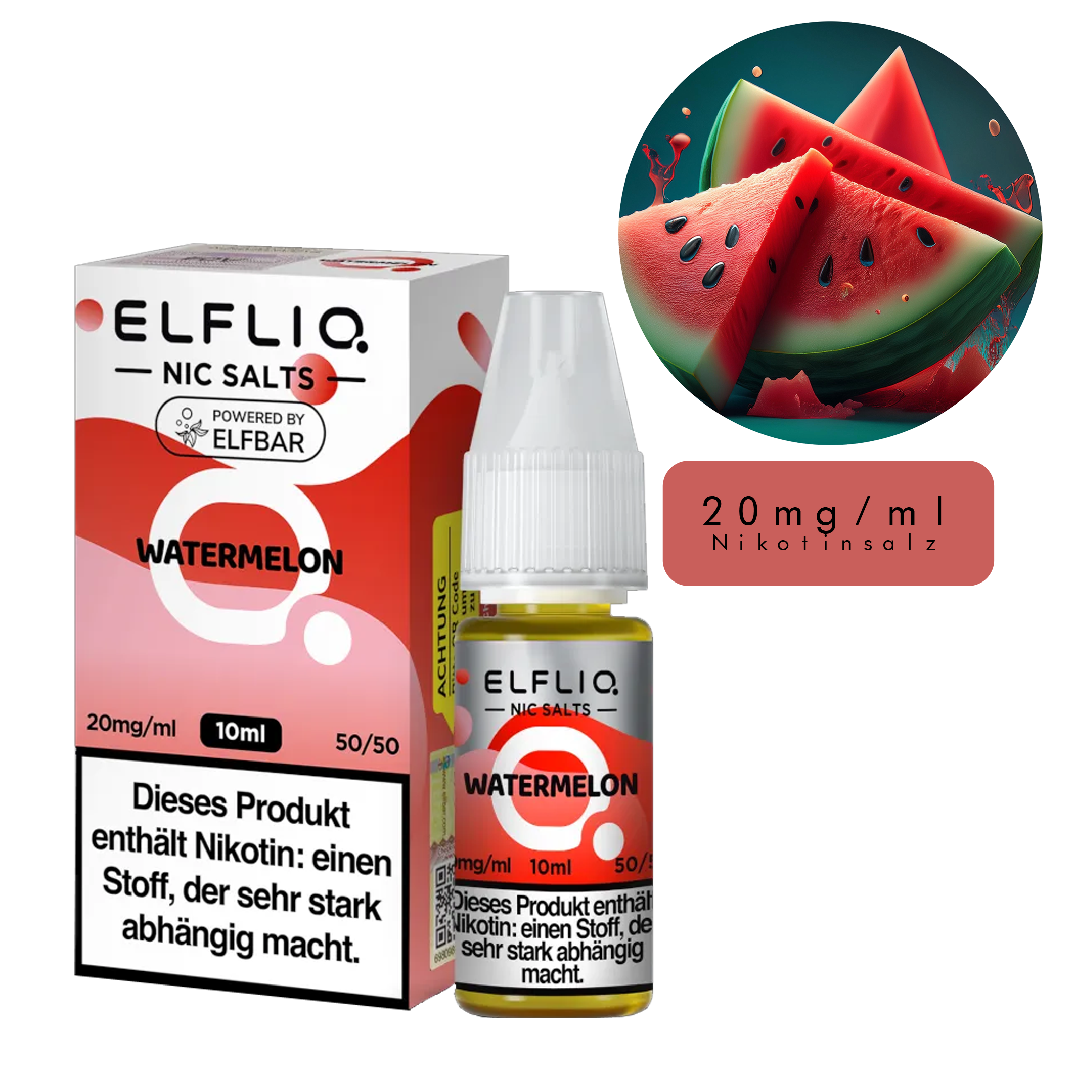 ElfLiq by Elfbar - Watermelon 10ml - 20mg