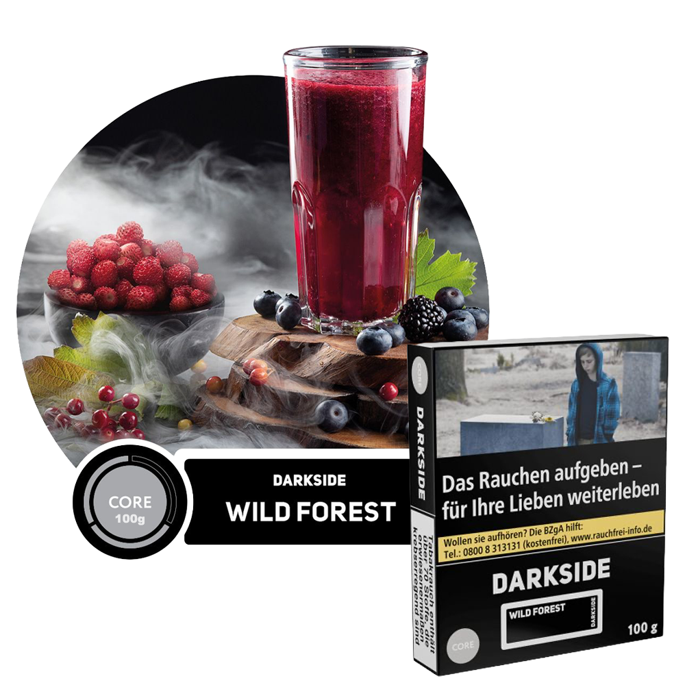 Darkside Core Tabak - Wild Forest - 100g - 19,99€