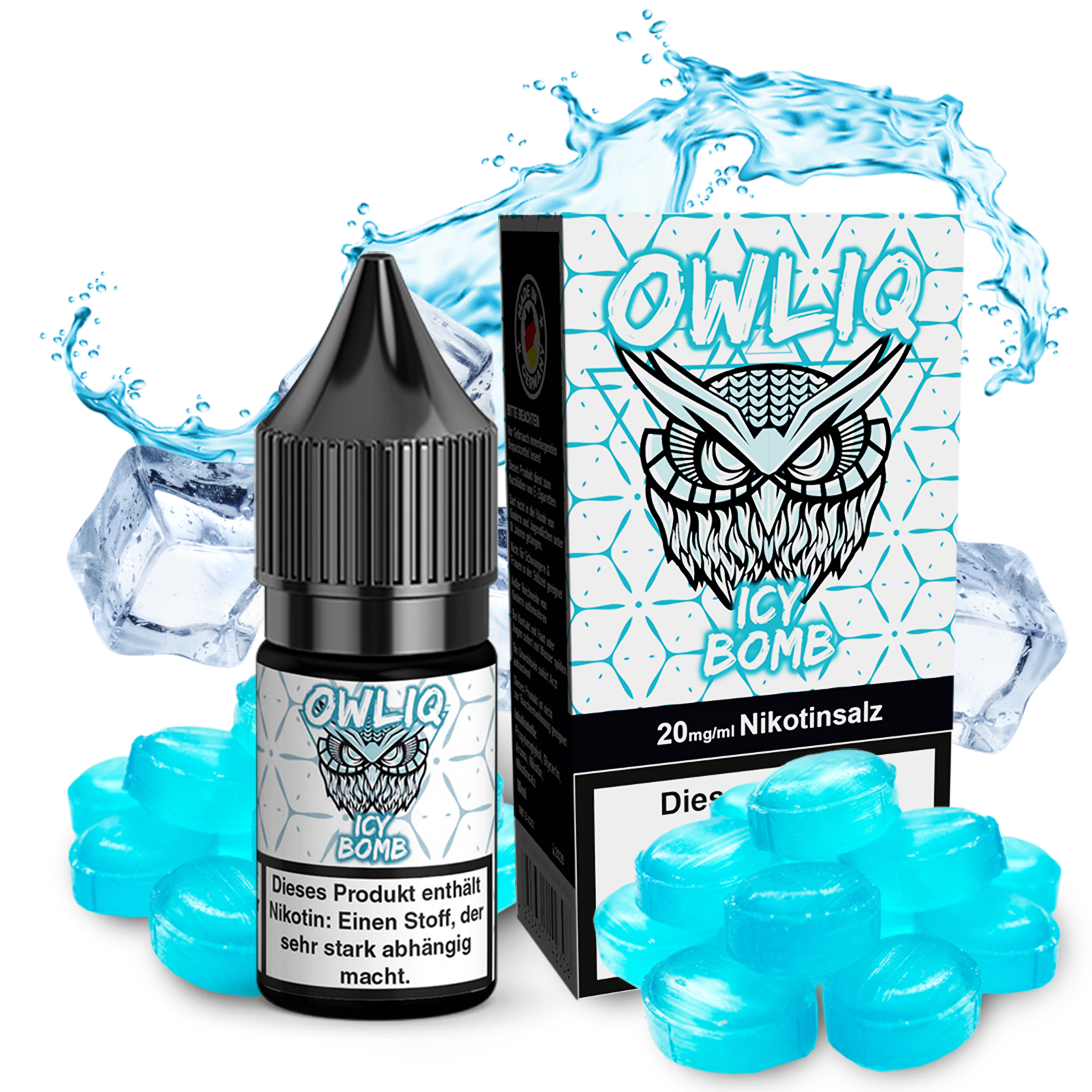 OWLIQ Liquid - Icy Bomb 10ml - 20mg