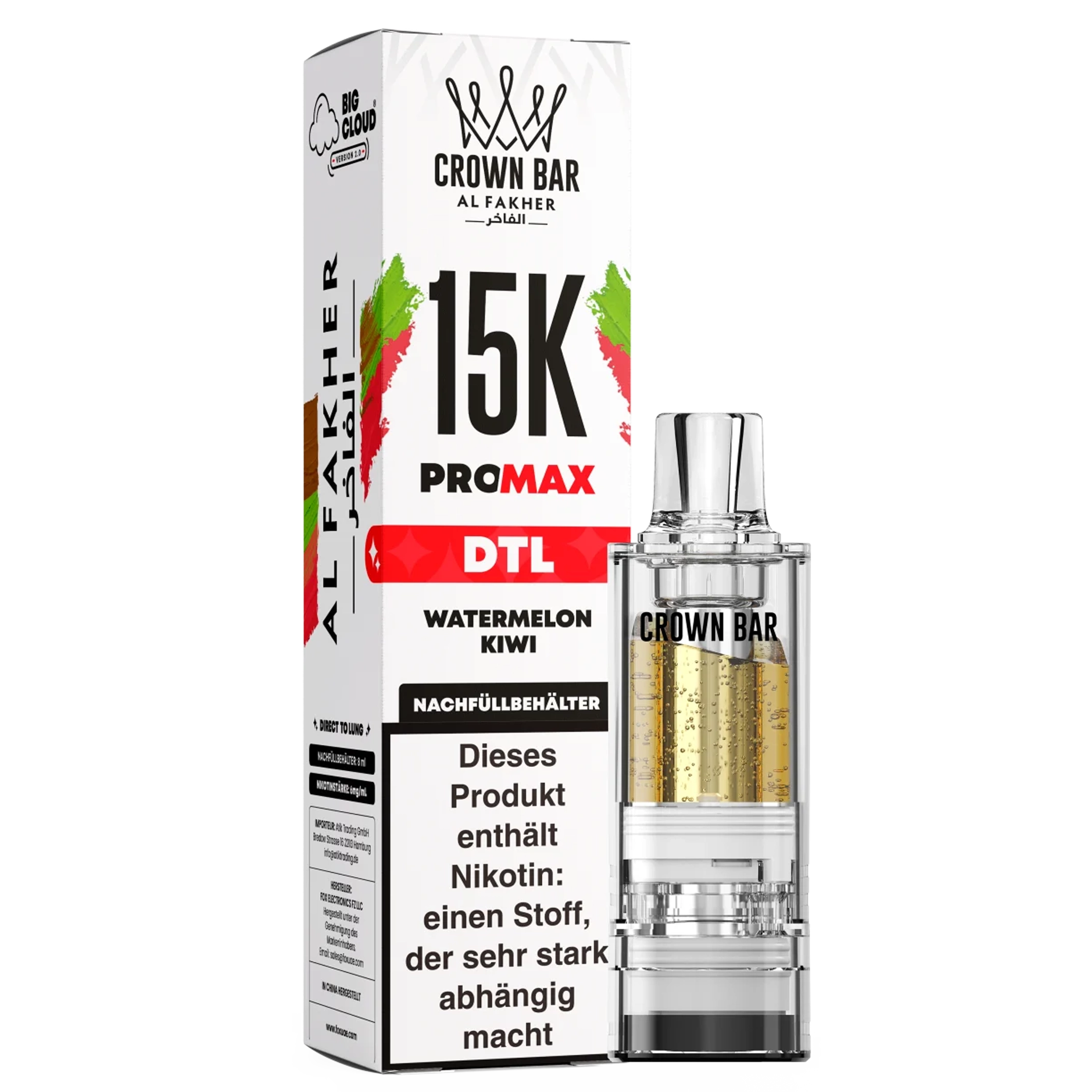 Al Fakher - 15K PRO MAX Pod - Watermelon Kiwi
