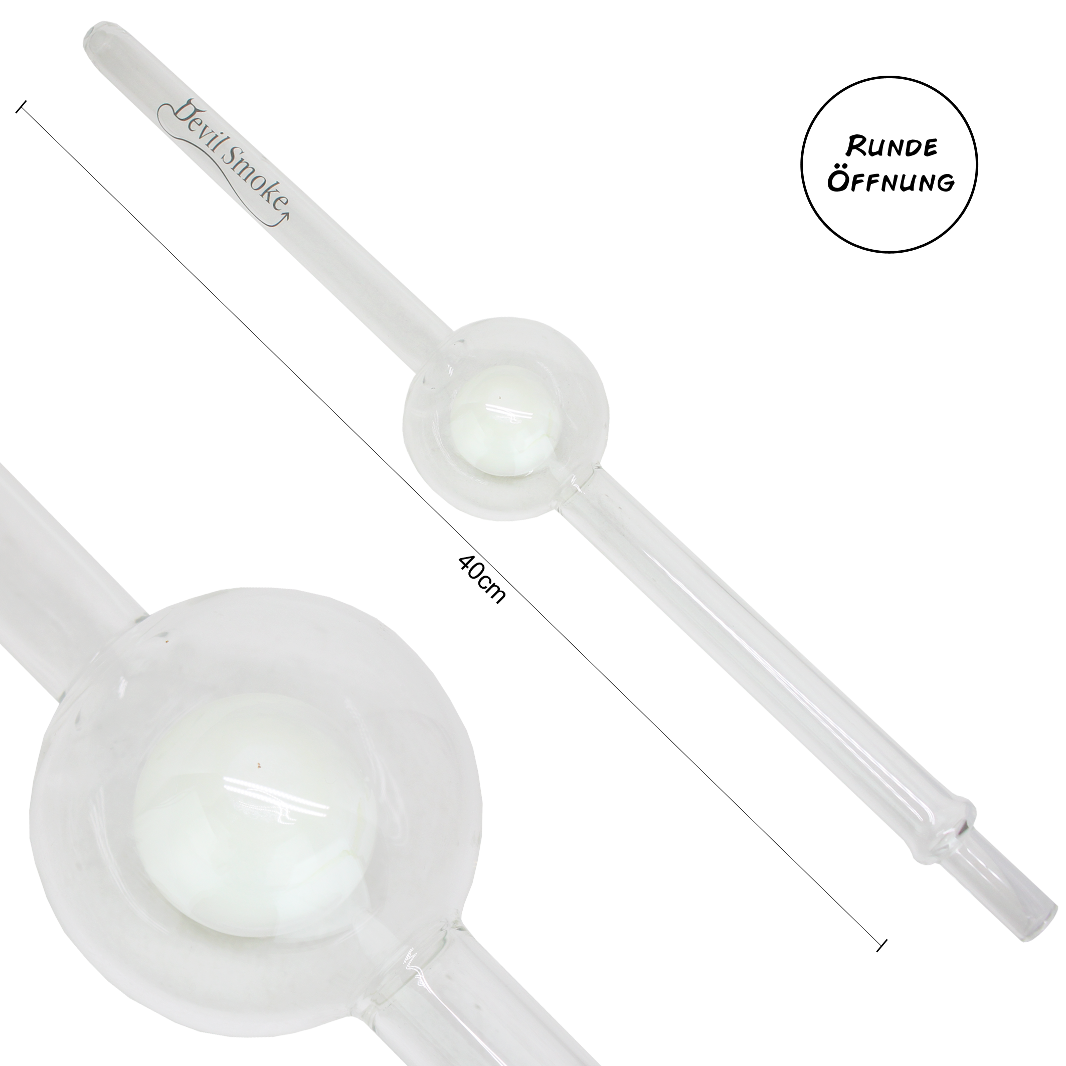 Devil Smoke - Mundstück - Glow Ball - B Ware