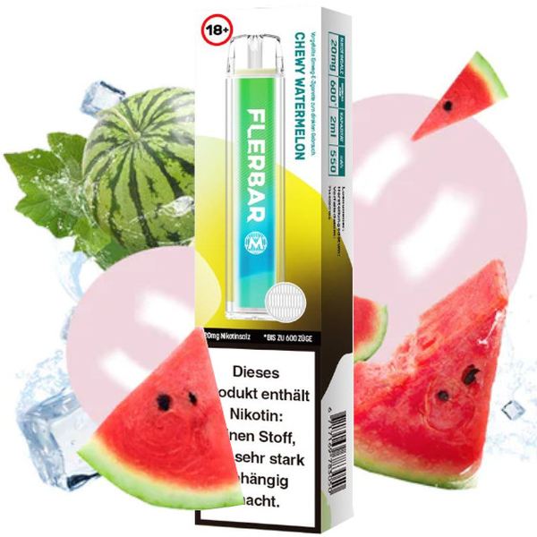 Flerbar M - E-Shisha 600 - Chewy Watermelon 20mg