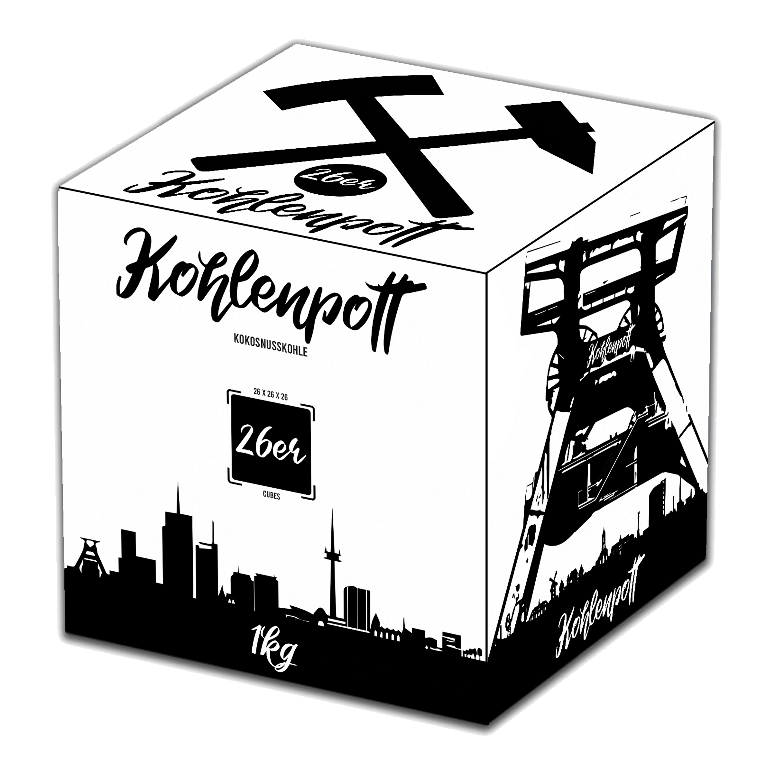 Kohlenpott - Kohle 26er - 1Kg