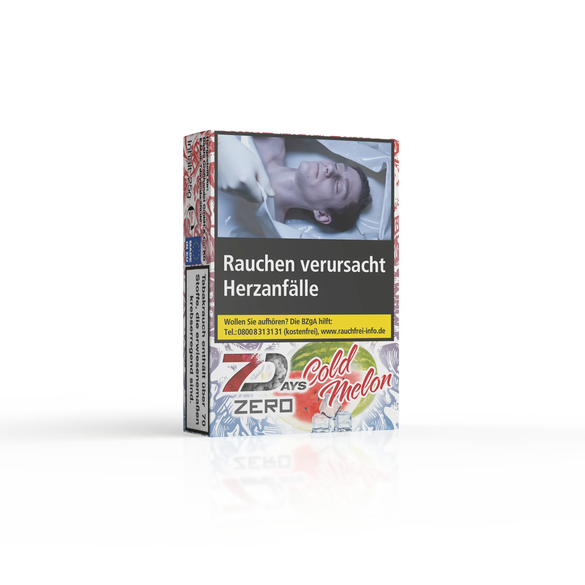 7Days Zero Tabakersatz - Cold Melon - 25g
