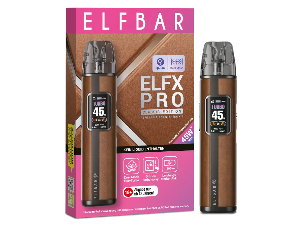 ElfBar - ELFX PRO Pod Kit - Cowboy Brown PRO
