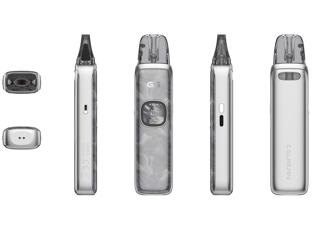 Uwell E-Zigarette - Caliburn G5 - Silver Marble