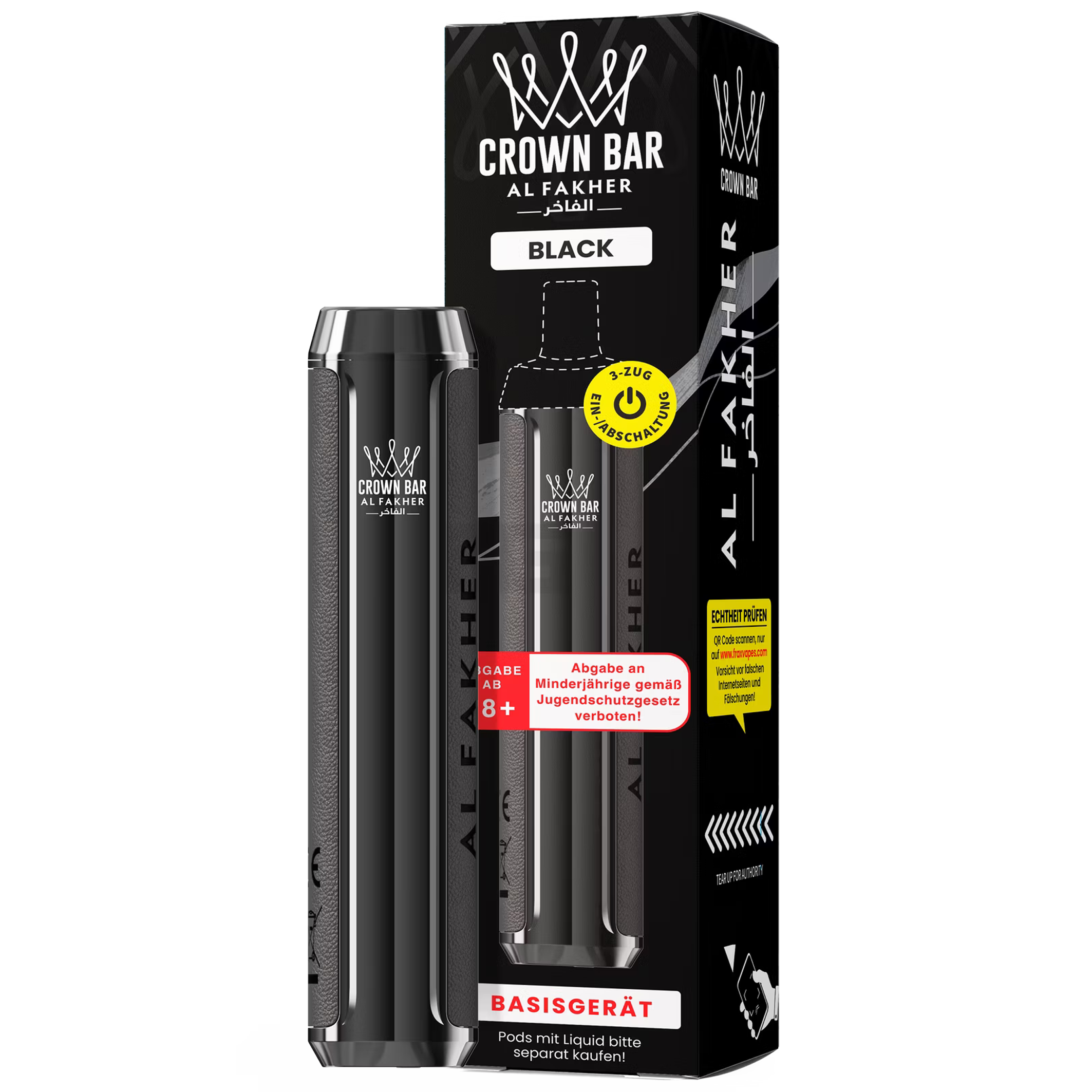 Al Fakher - Pod Akkuträger - Black