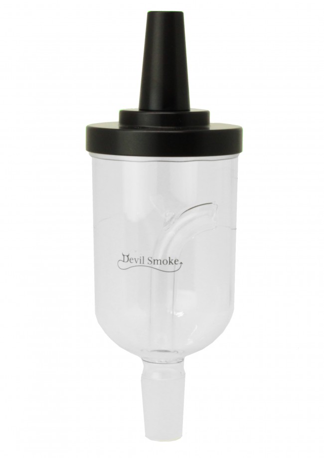 Devil Smoke - Hybrid-Molassefänger - 18/8 - Stick - schwarz