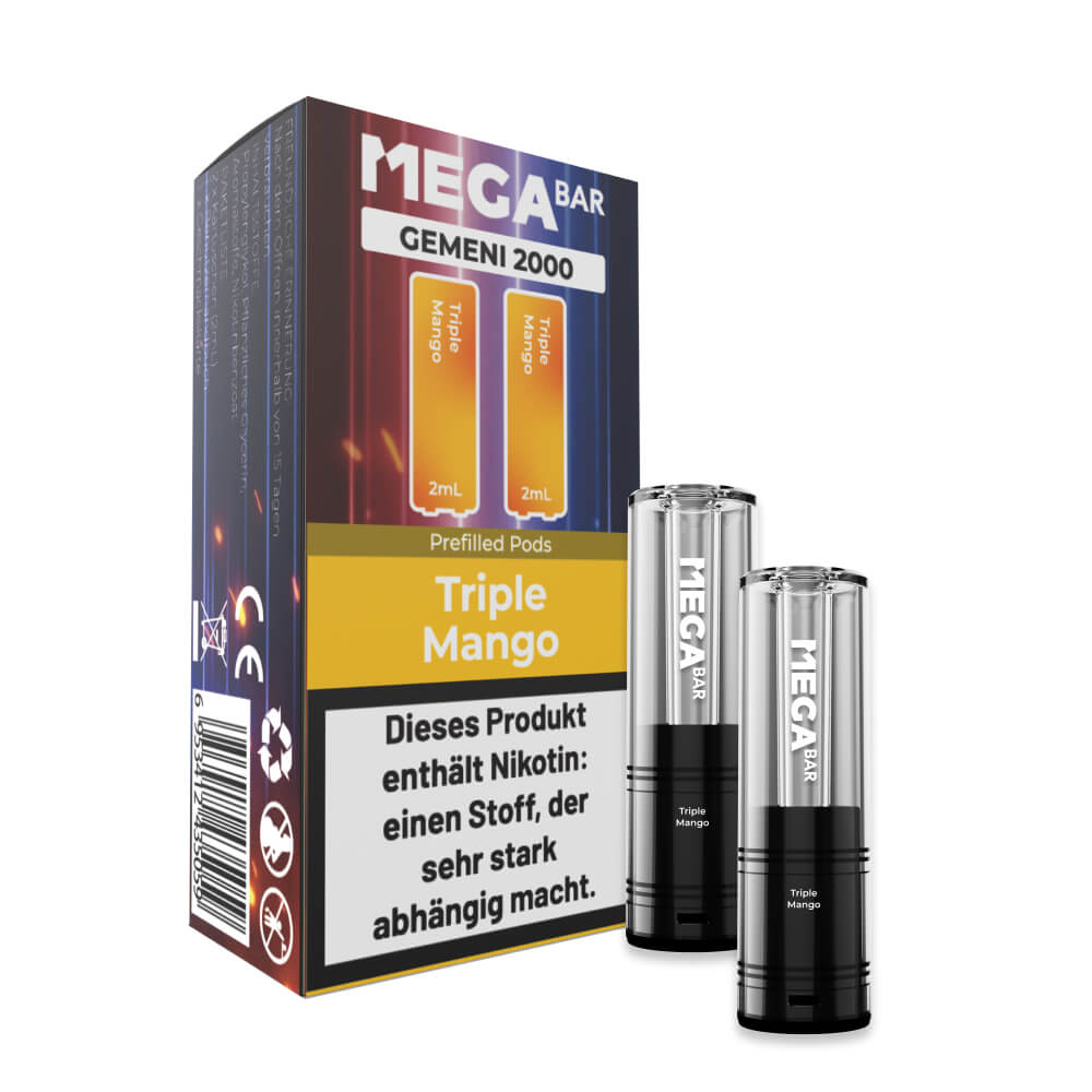 Megabar - Gemeni Pod - Triple Mango 20mg