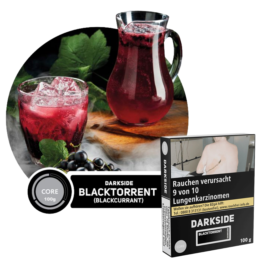 Darkside Core Tabak - Blacktorrent - 100g - 19,99€