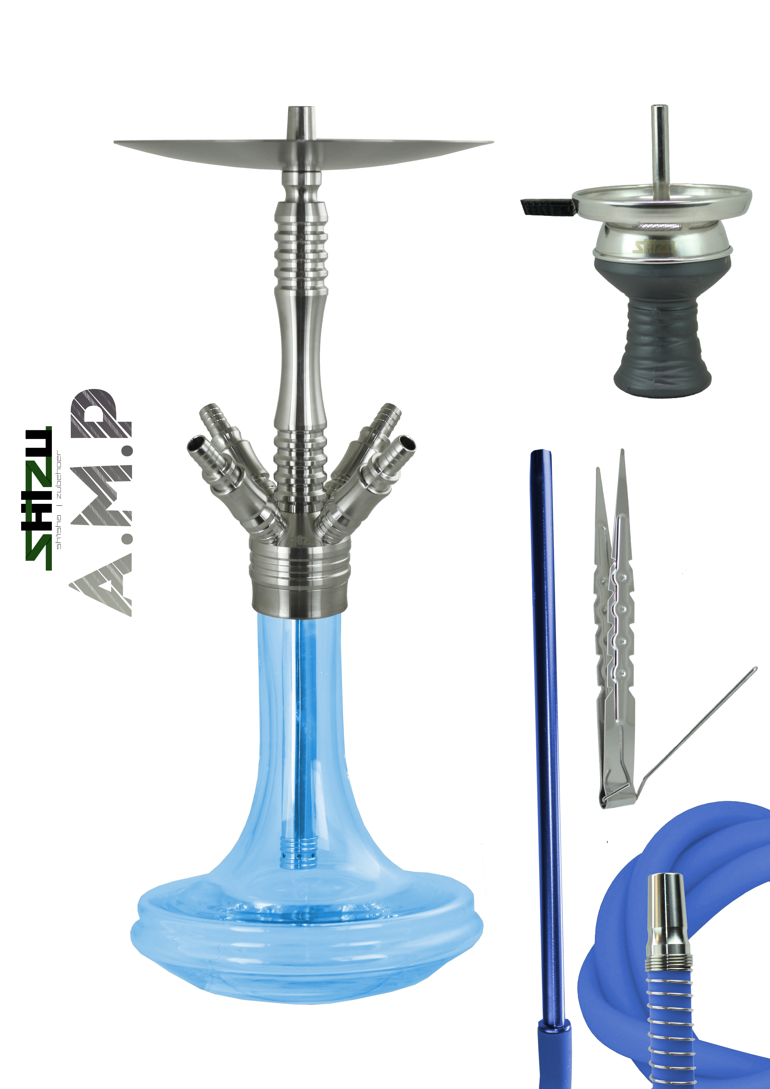 ShiZu Shisha - A.M.P L908 - Blue