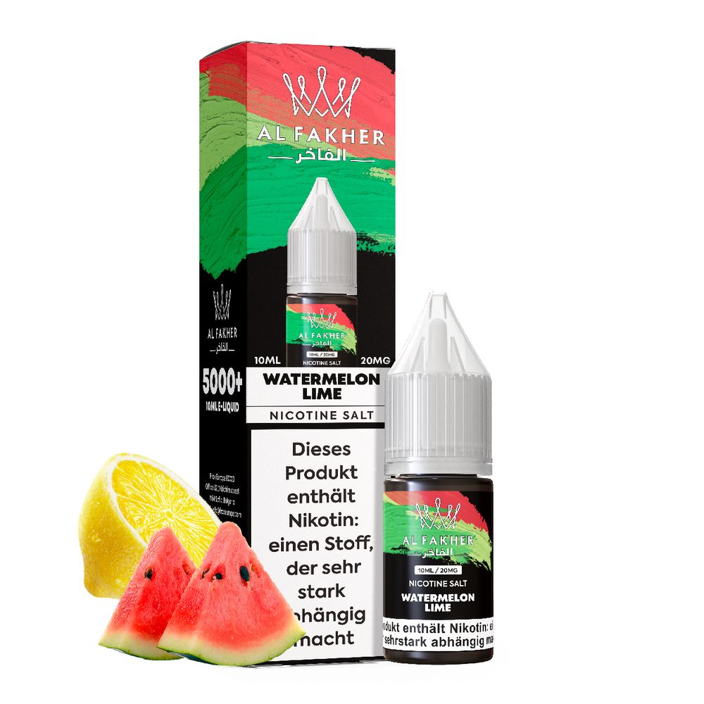 Al Fakher Liquid - Watermelon Lime 10ml - 20mg