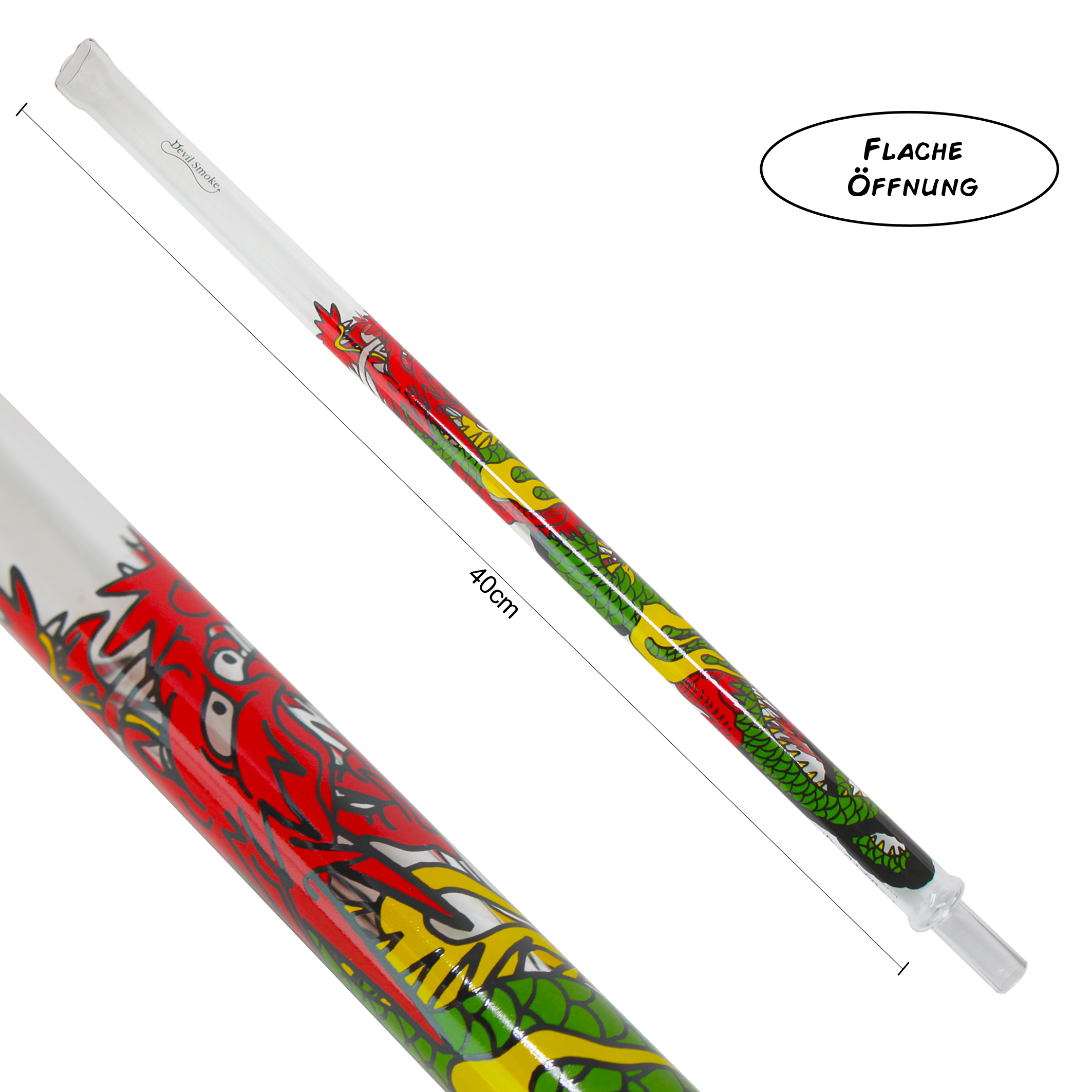 Devil Smoke - Tattoo Line - Dragon Colored flach