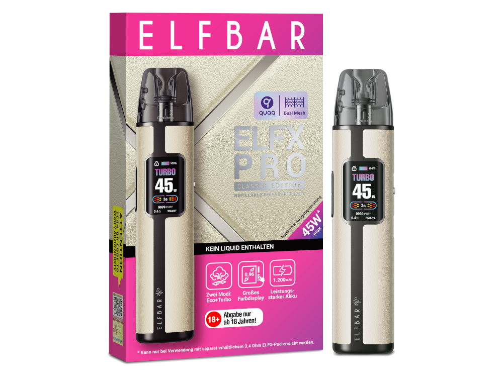 ElfBar - ELFX PRO Pod Kit - White PRO