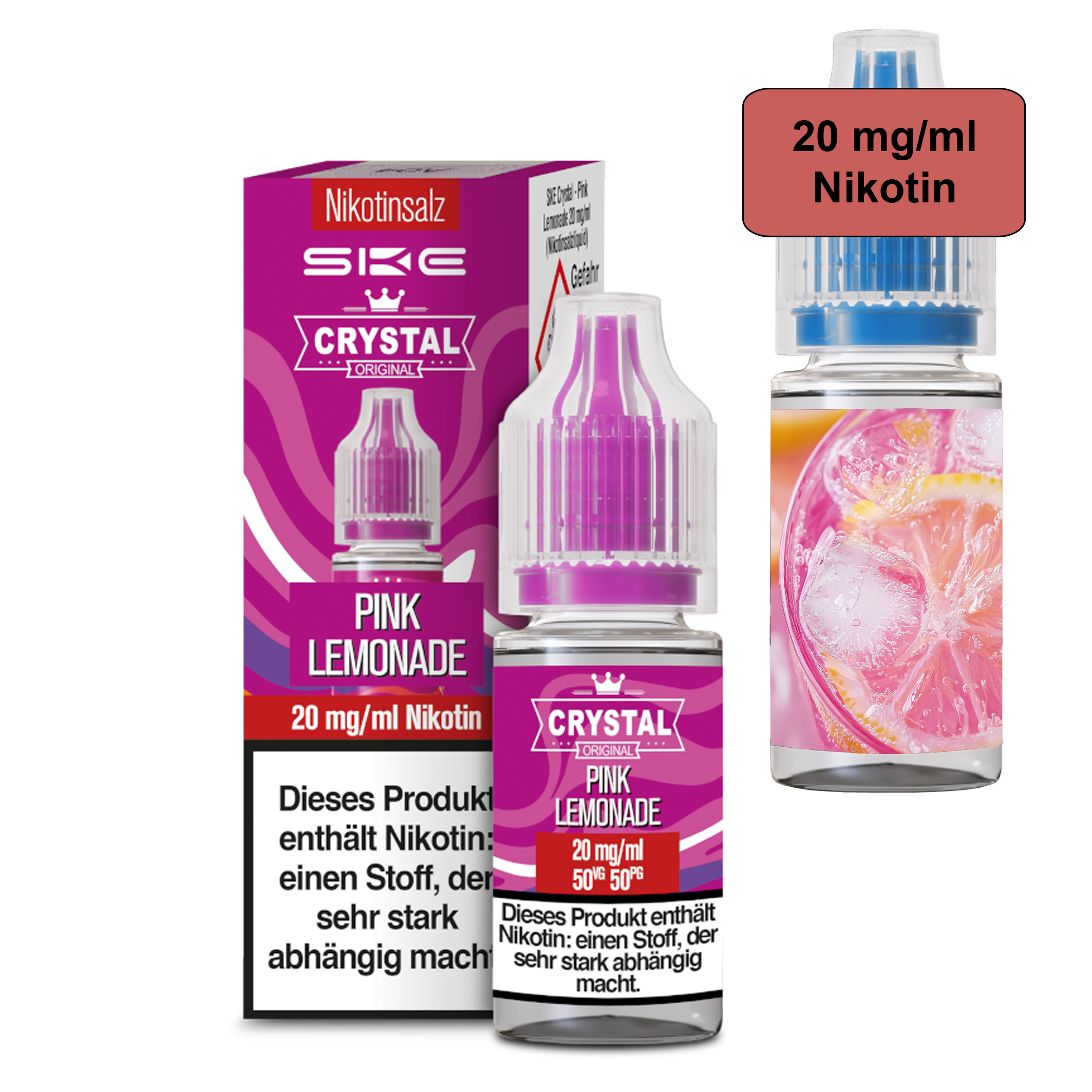 SKE Crystal Liquid - Pink Lemonade 10ml - 20mg